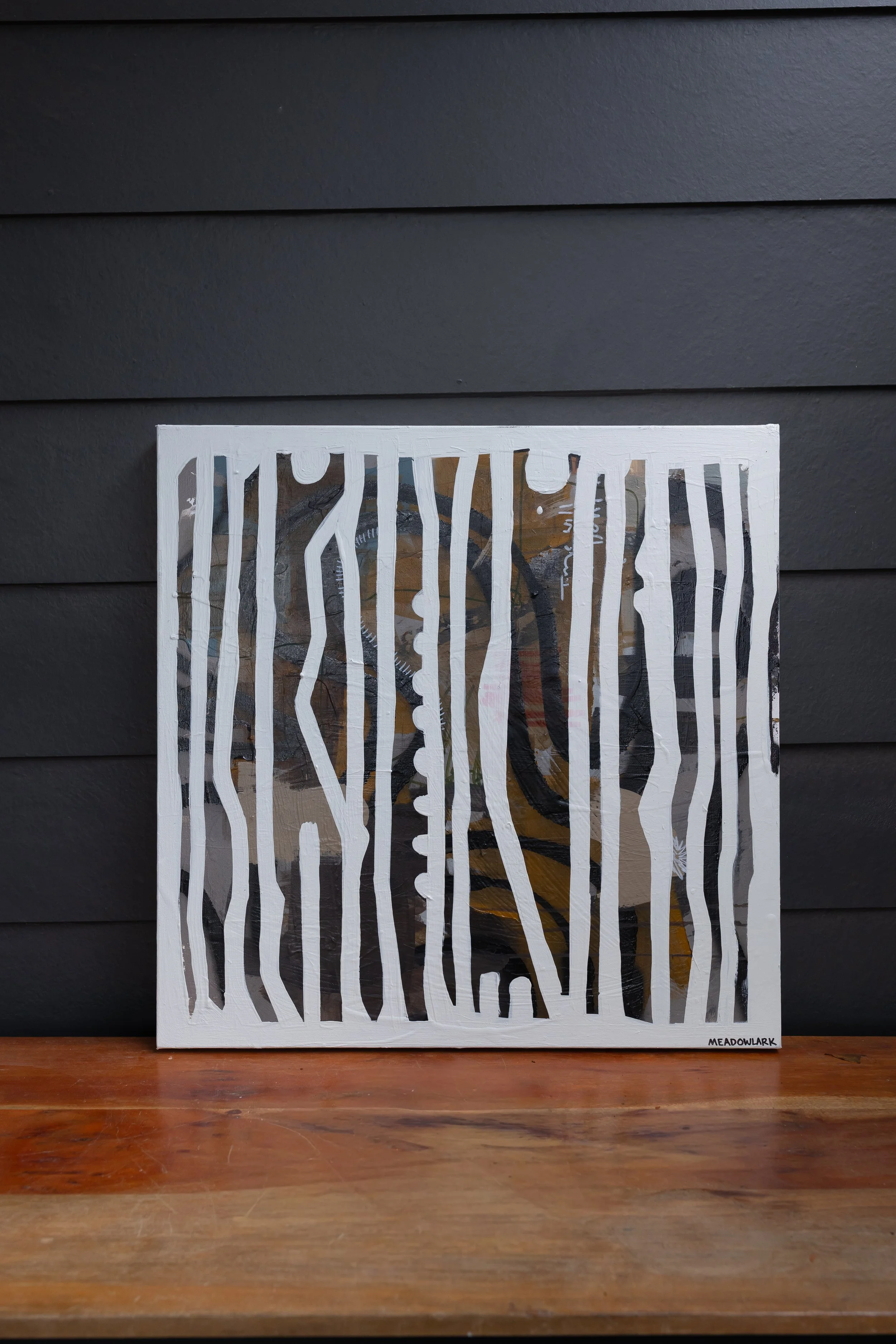 "STRANGERS"  24X24"  $800