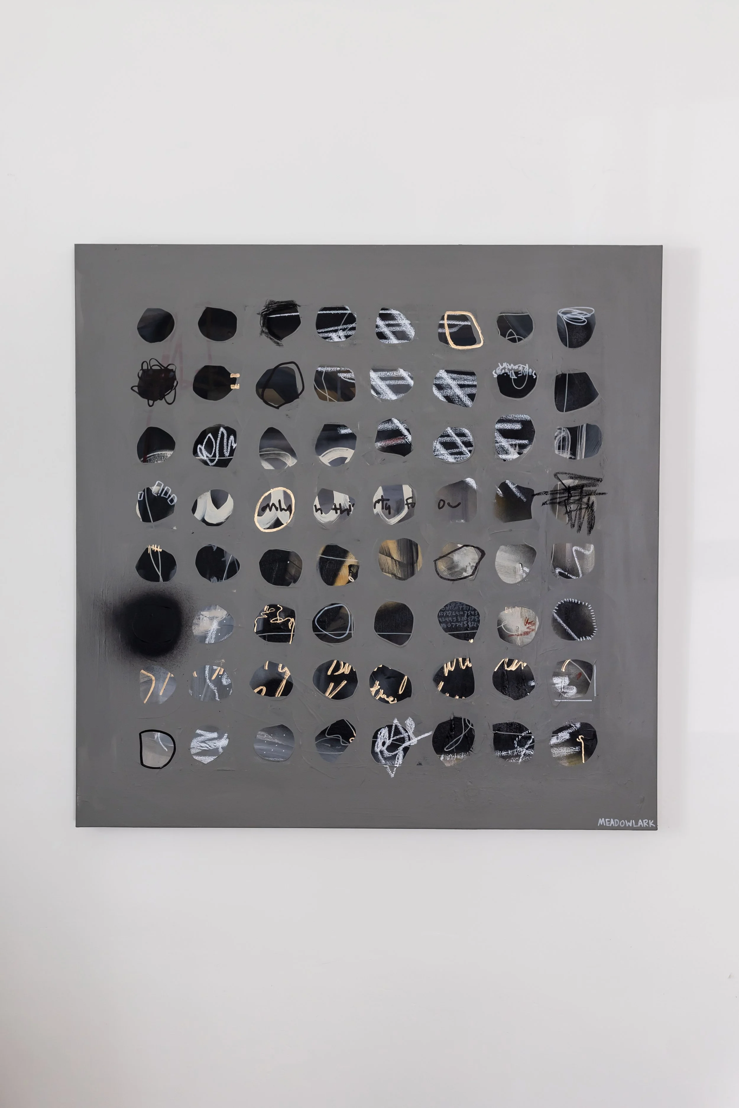 "COINCIDENCE"  36X36"  $1,400