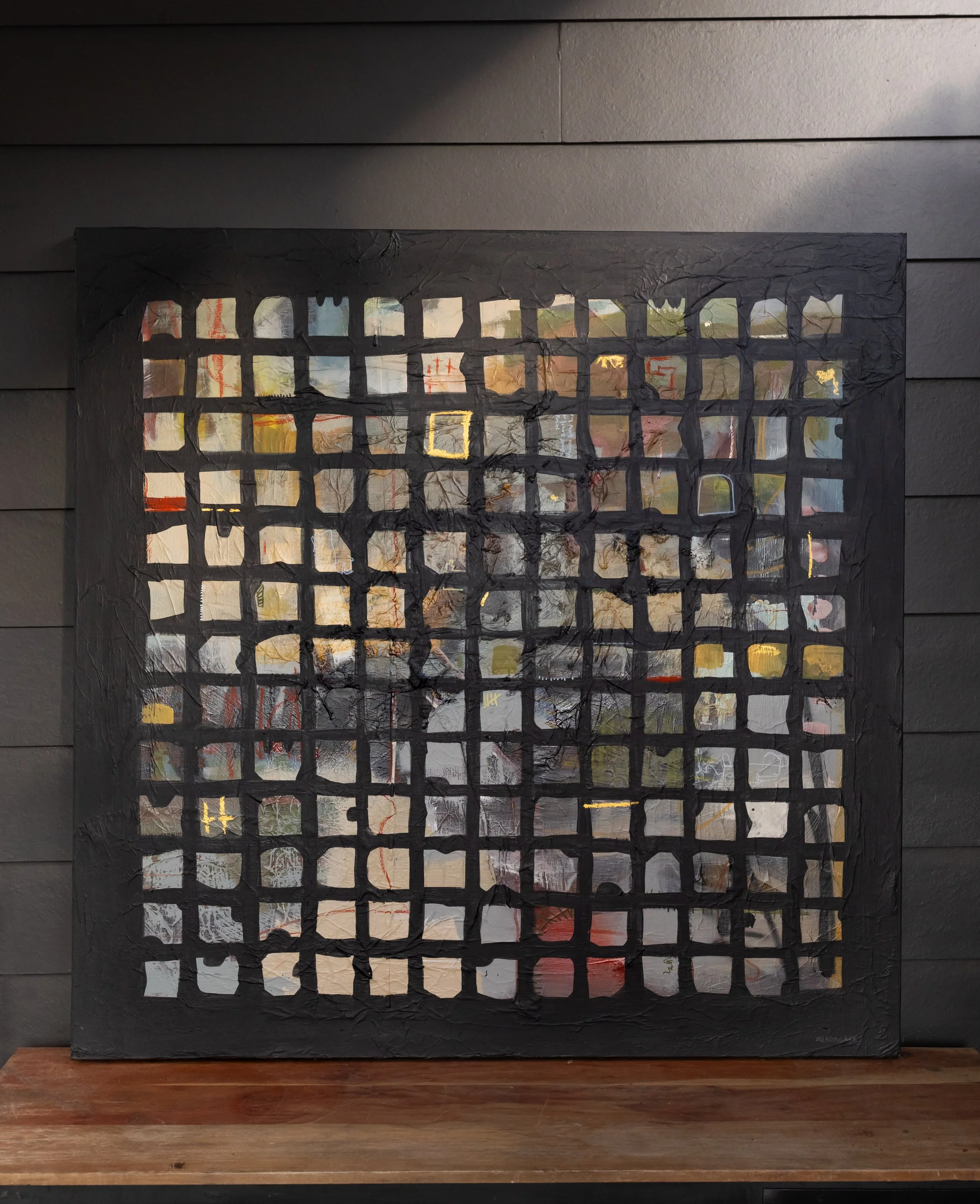 "Contemplating God"  48x48"  $2,800