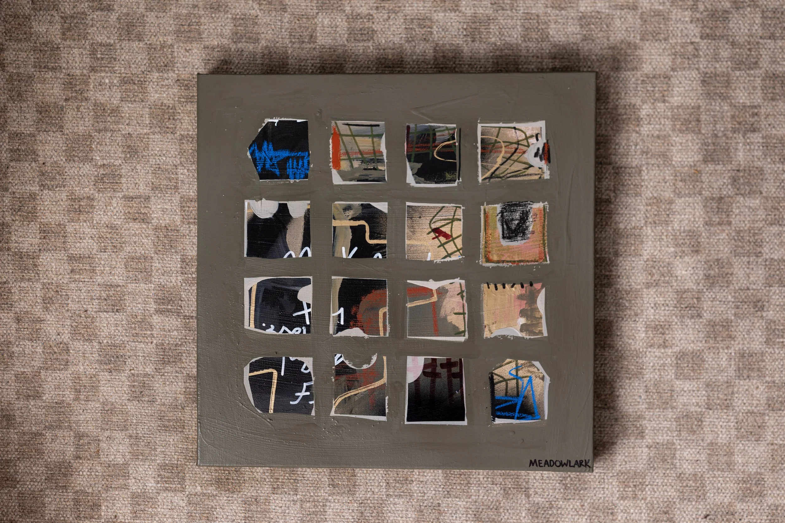 "METHODICAL"  16X16"  $500