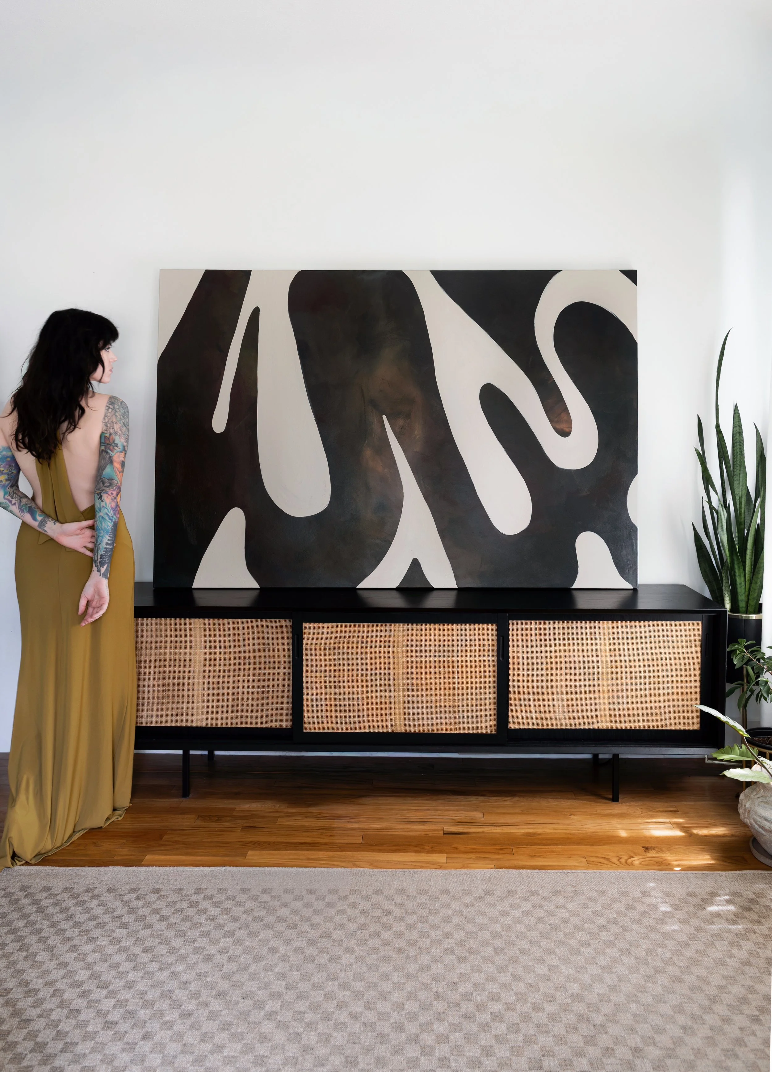 LIGHT ON 72X48"  $2,500