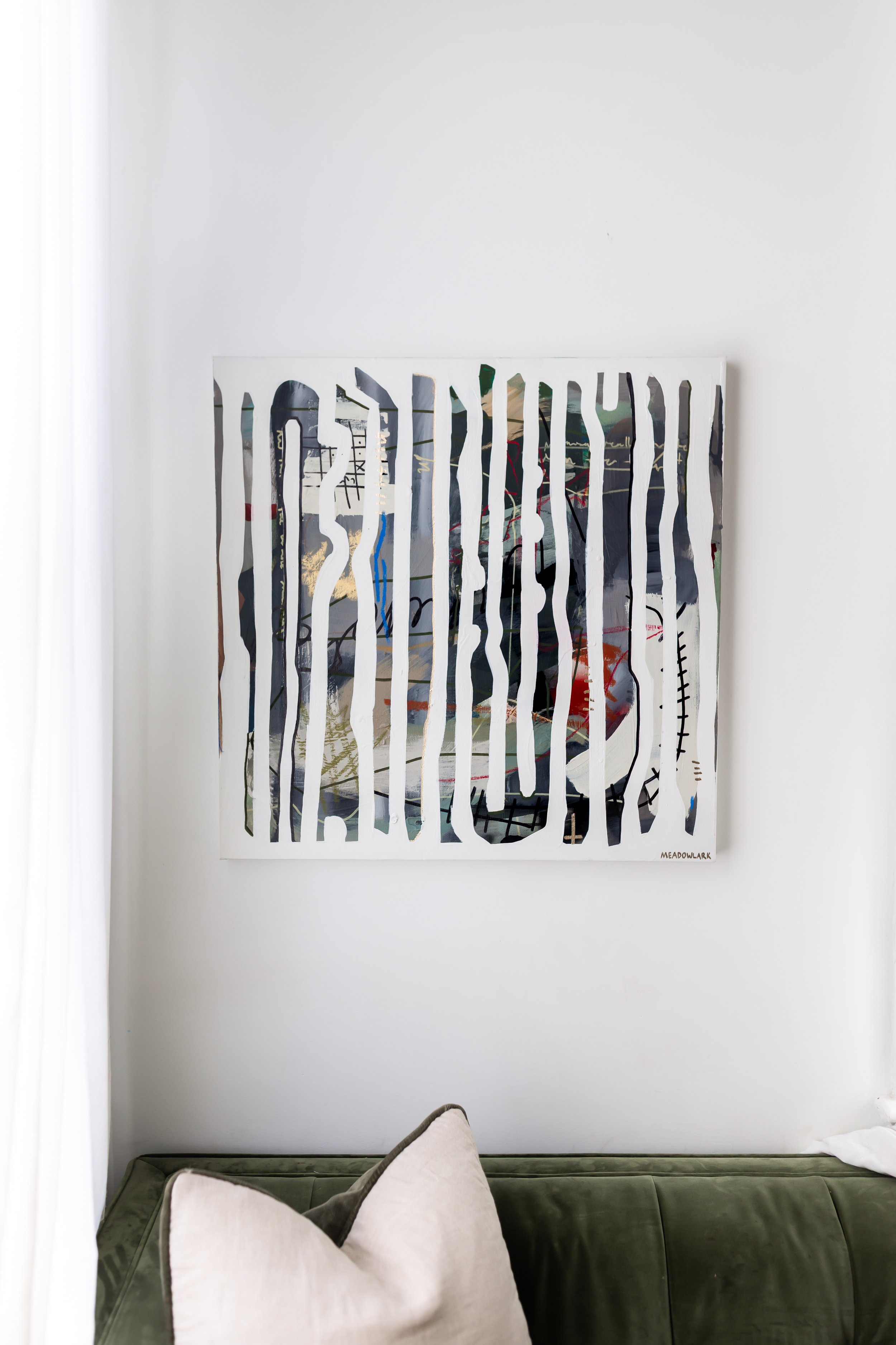 "MASTER OF NONE"  24X24"  $800