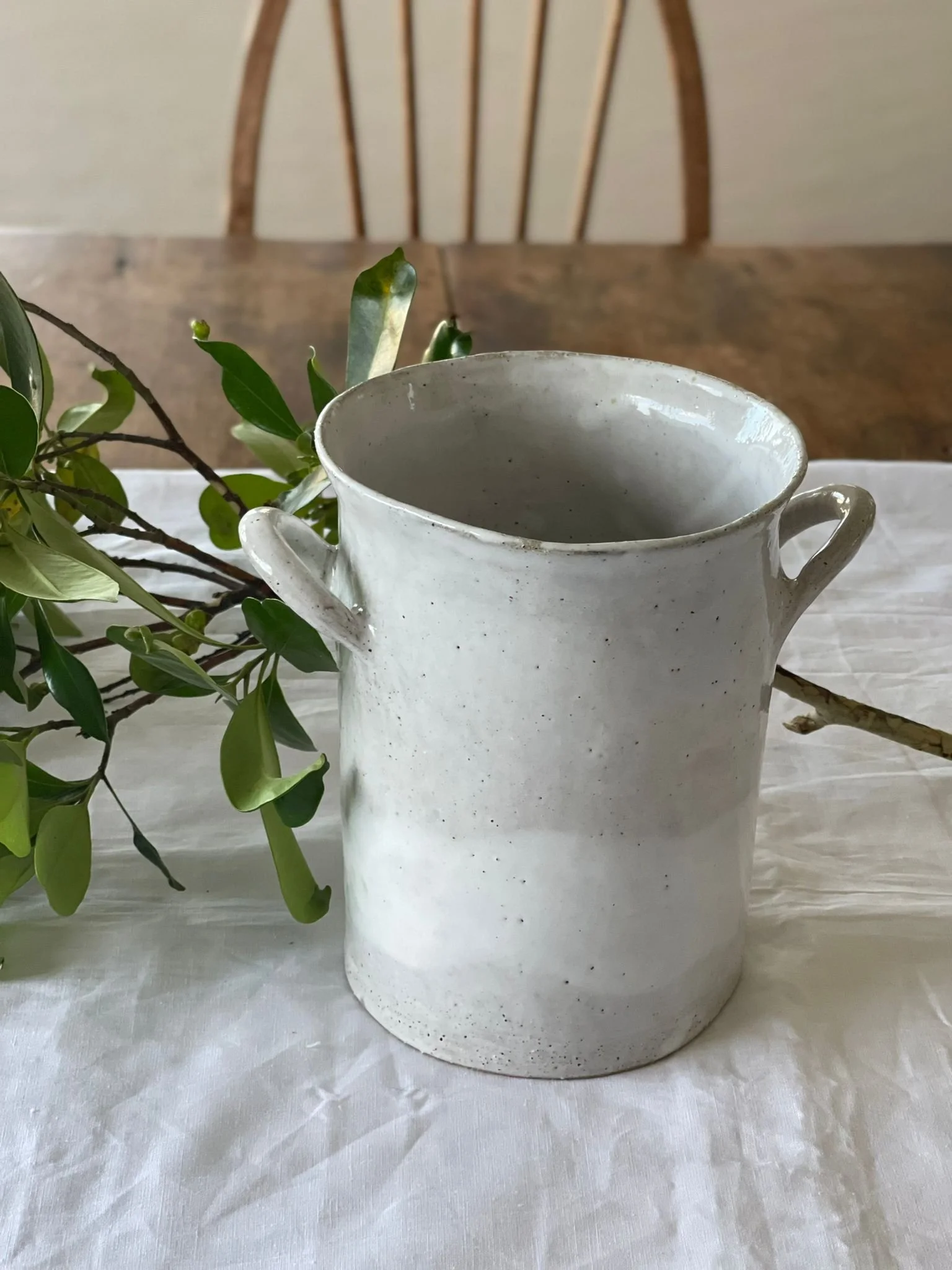 French White Paris Vase Medium