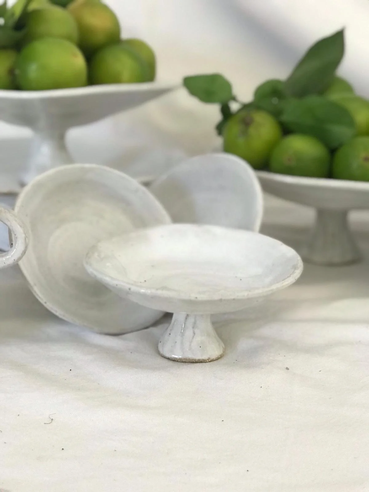 French White Small Dessert Stand