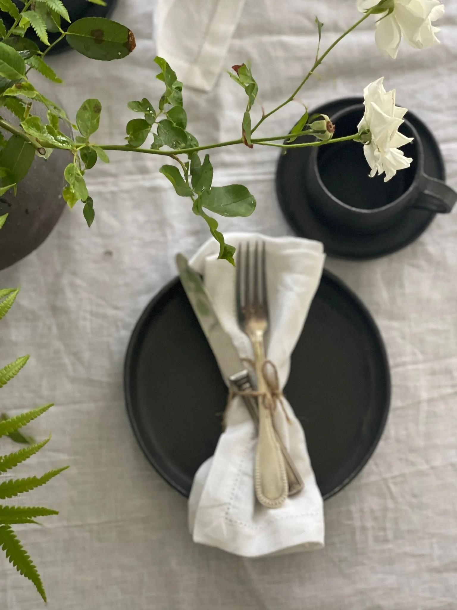 Charcoal Cookie Plate