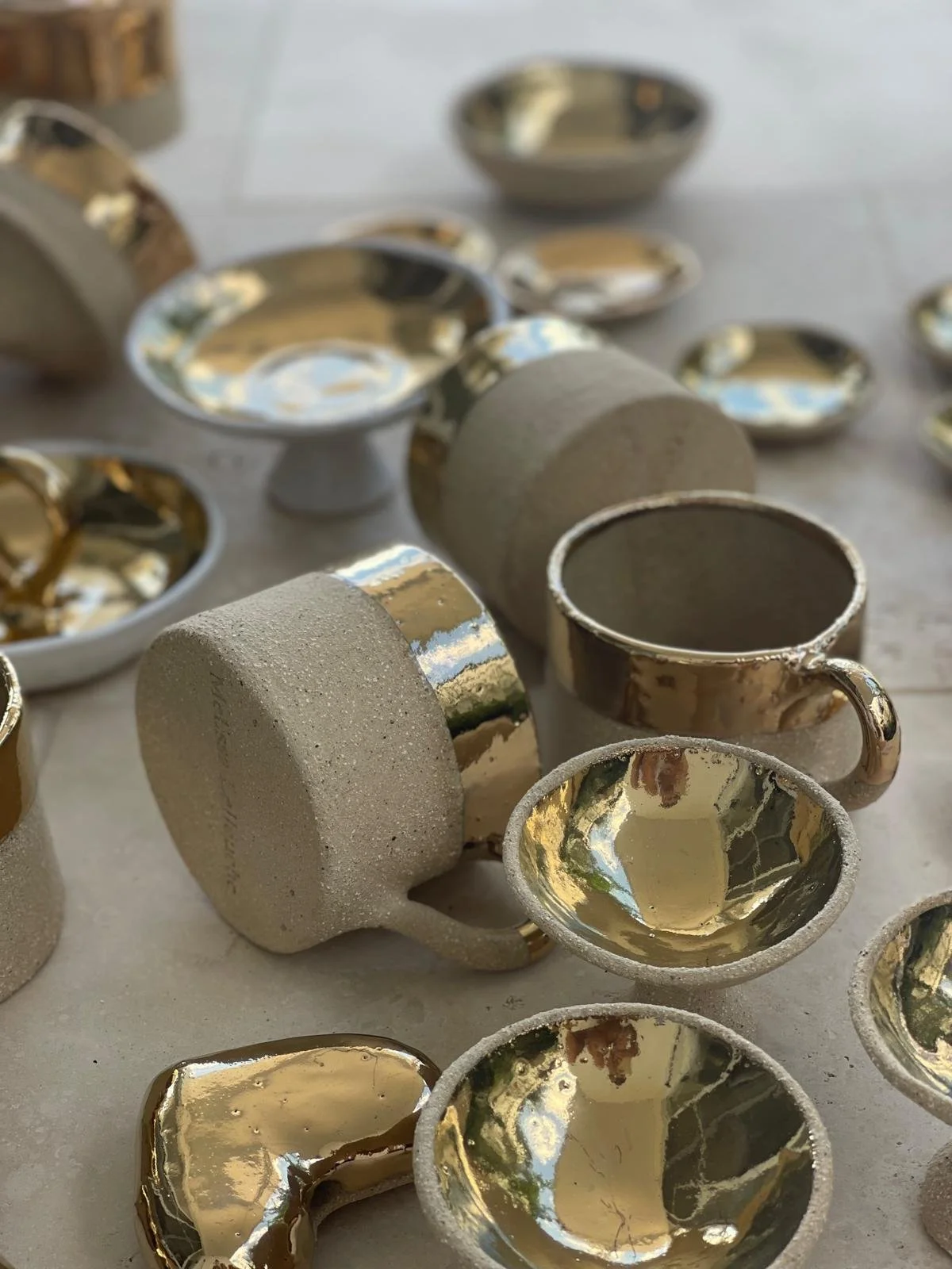 Cream & Gold Classic Mug