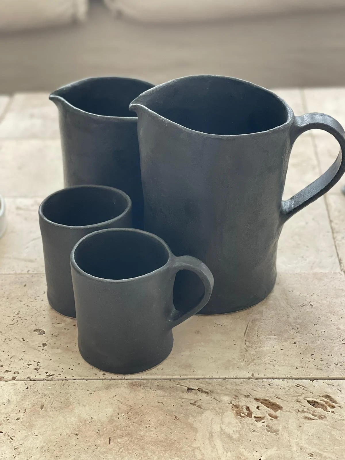Charcoal Large Jug