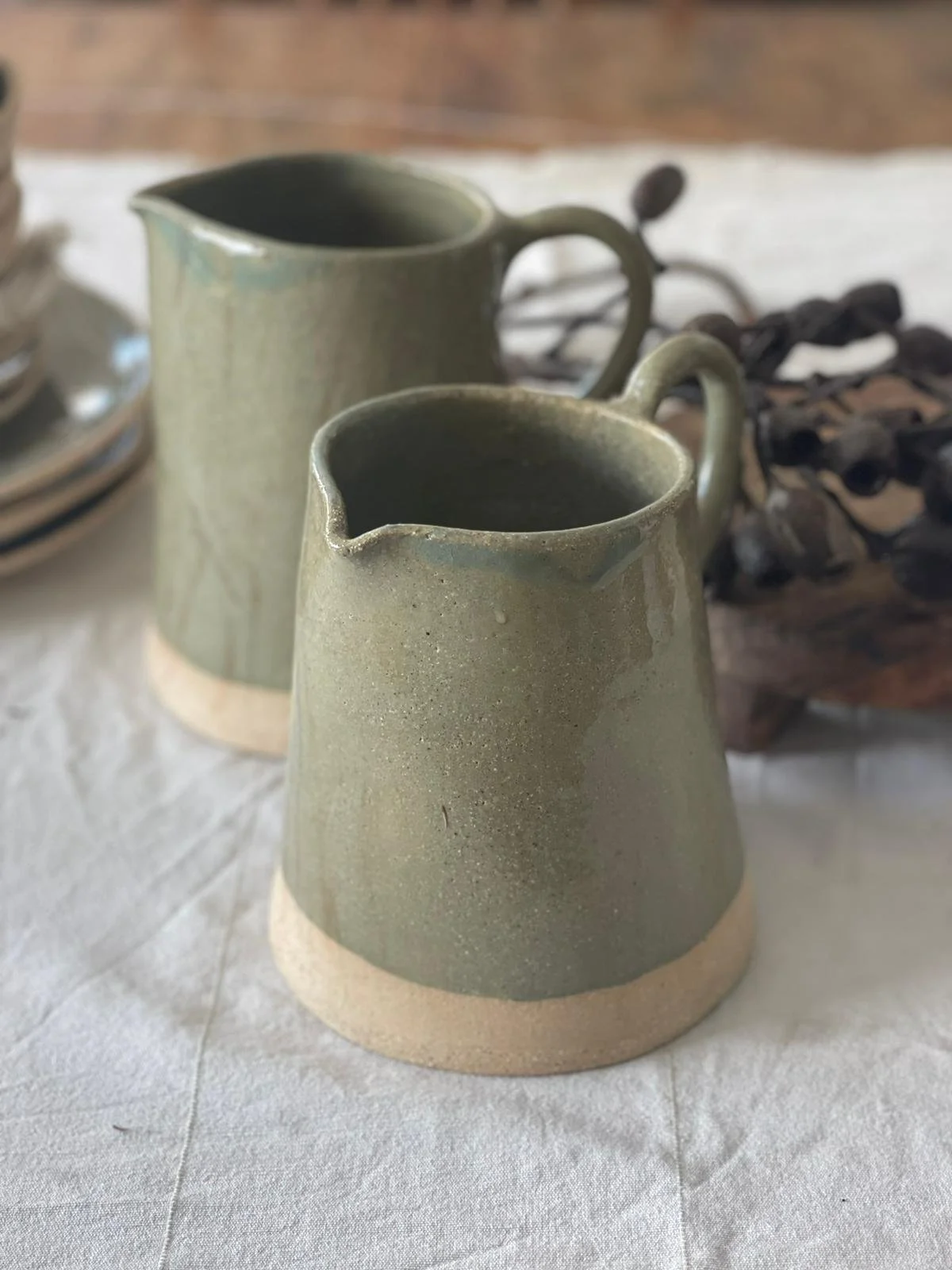 Olive Green Medium Jug