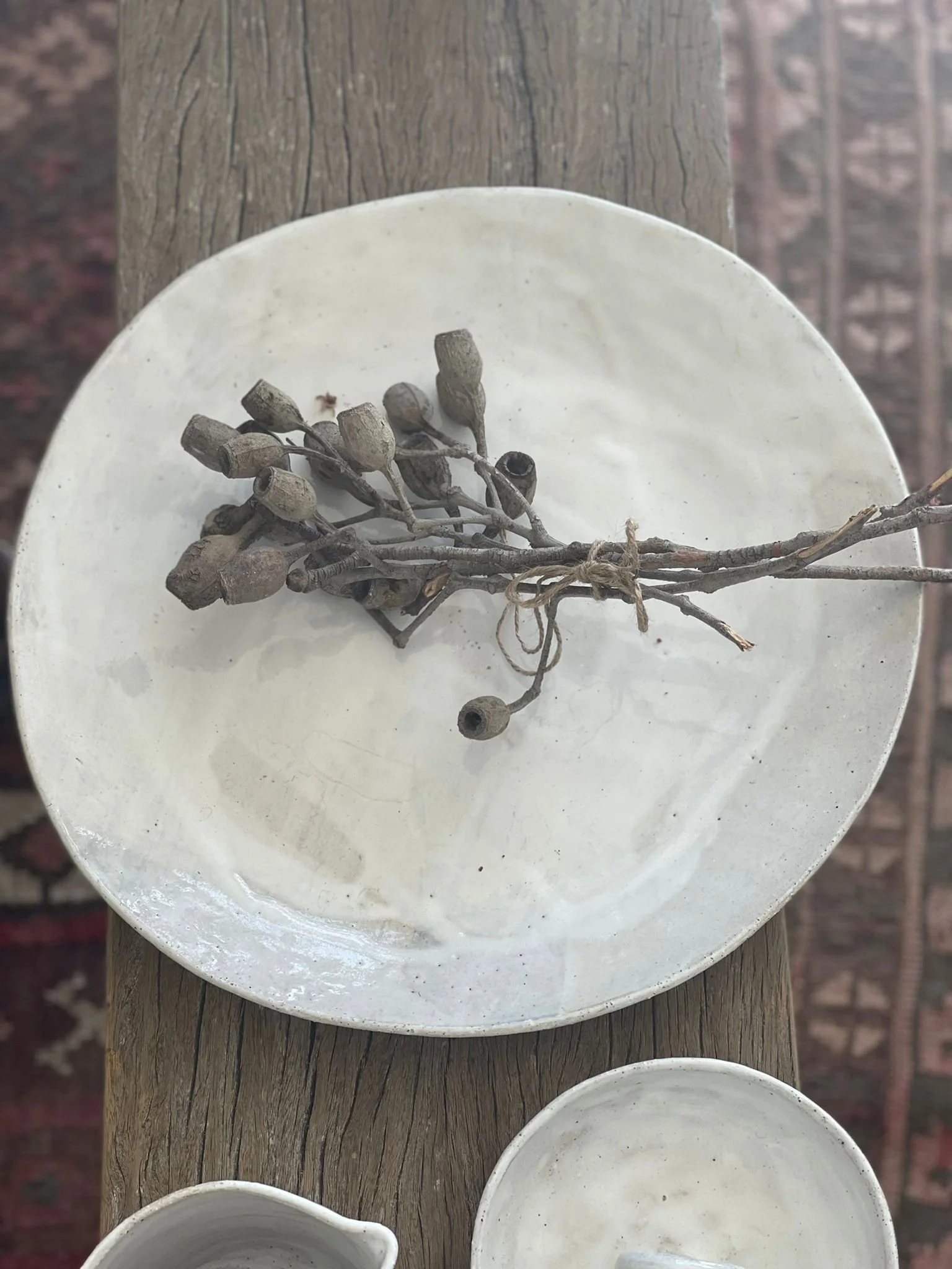 French White XL Platter