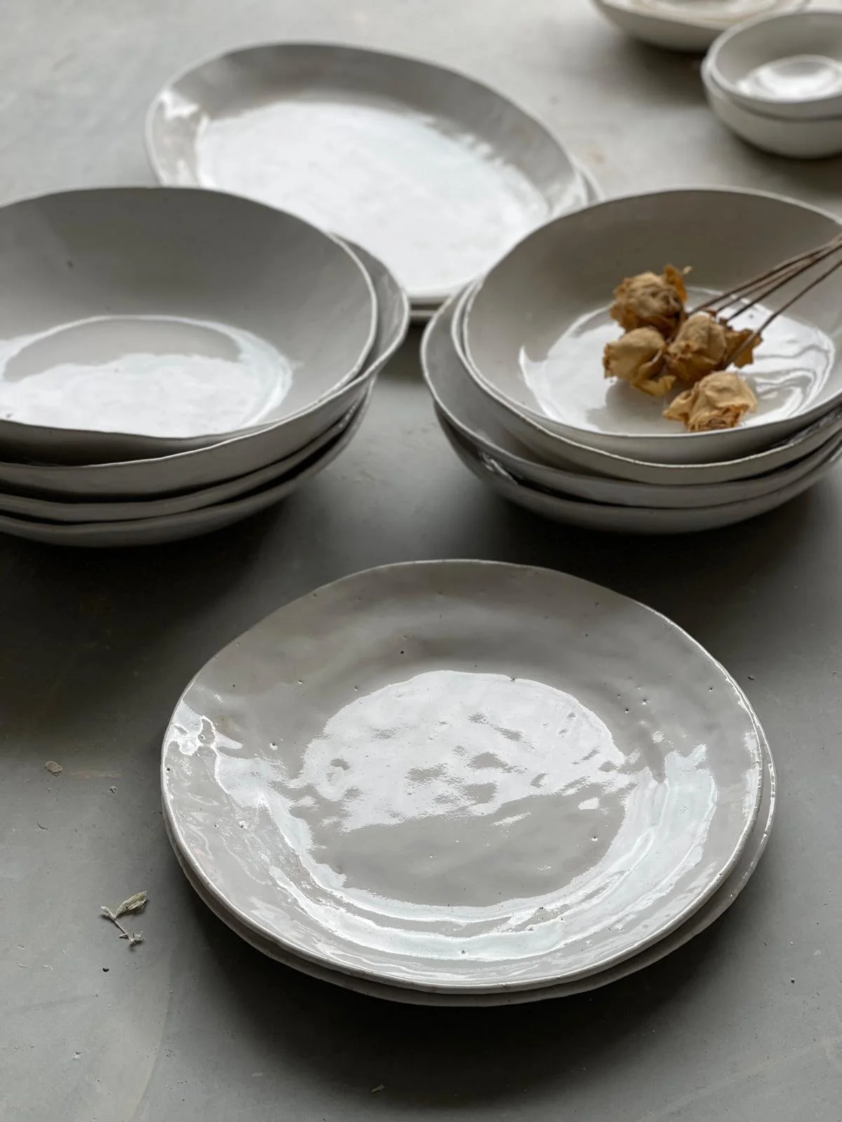 French White Small Serving Bowl