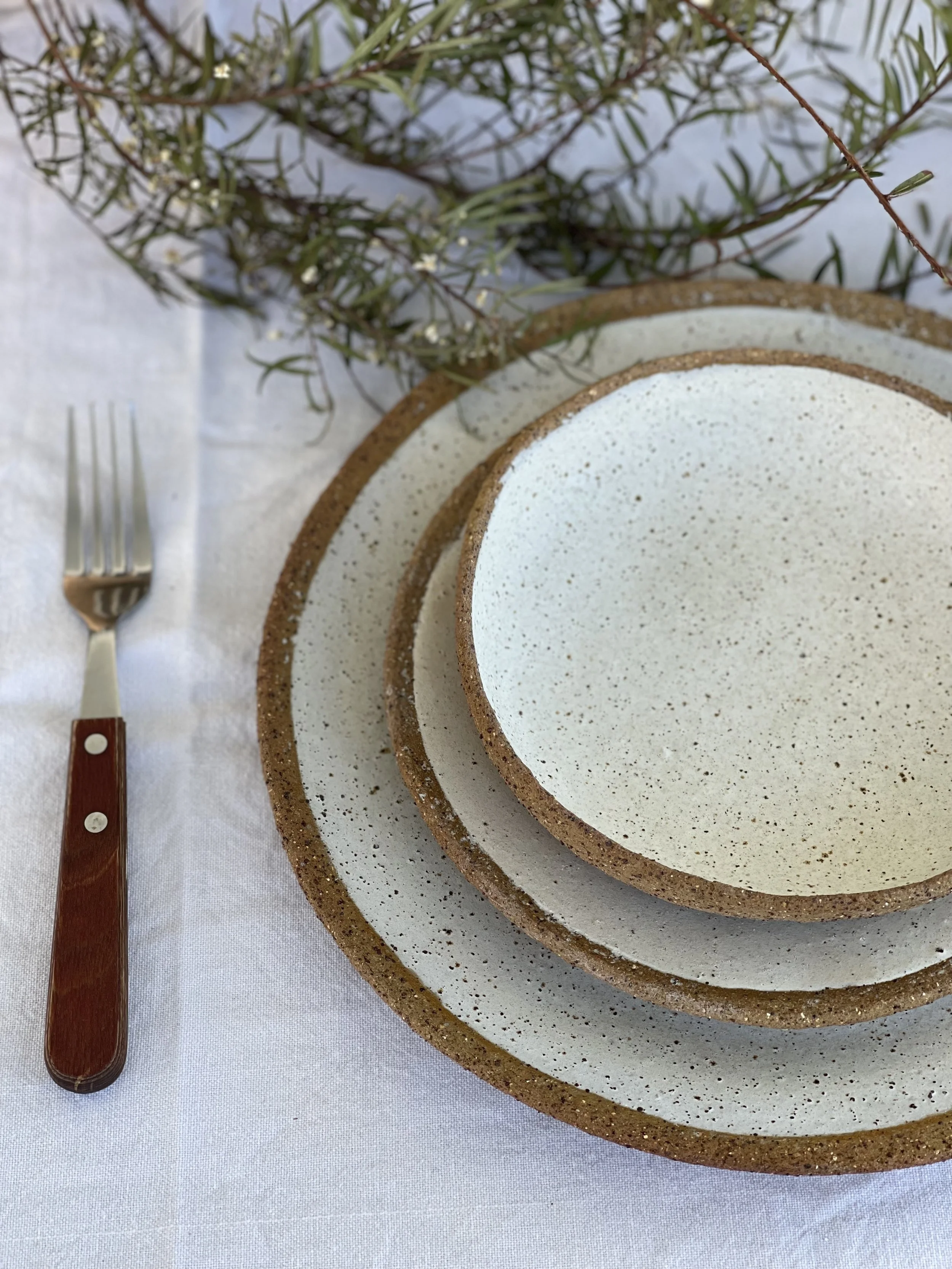 Natural Finish Dinner Set