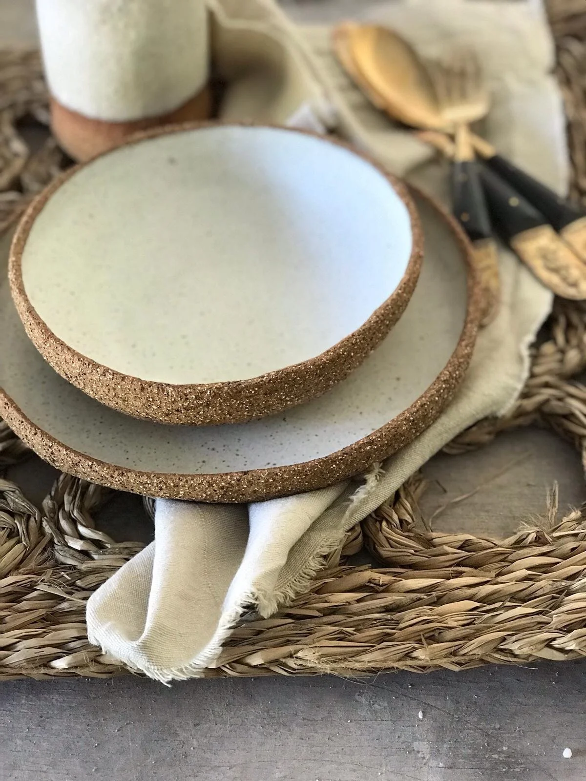 Natural Finish Breakfast Plate