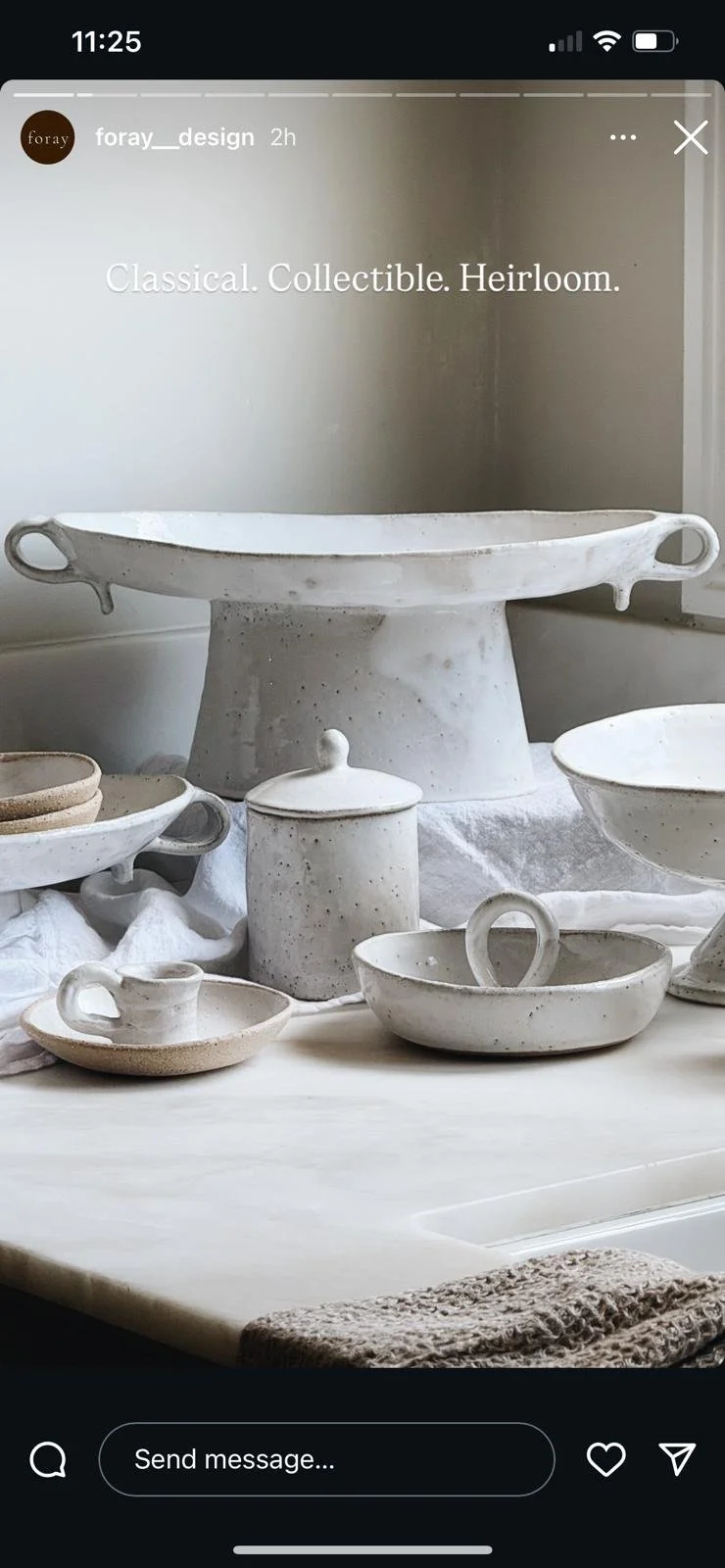 Rome XL Oval Pedestal Serving Platter