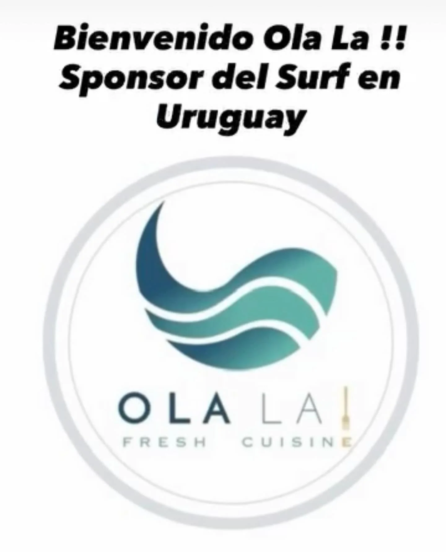 Bienvenido Ola La, Sponsor del Surf en Uruguay !!!!

@olala.resto