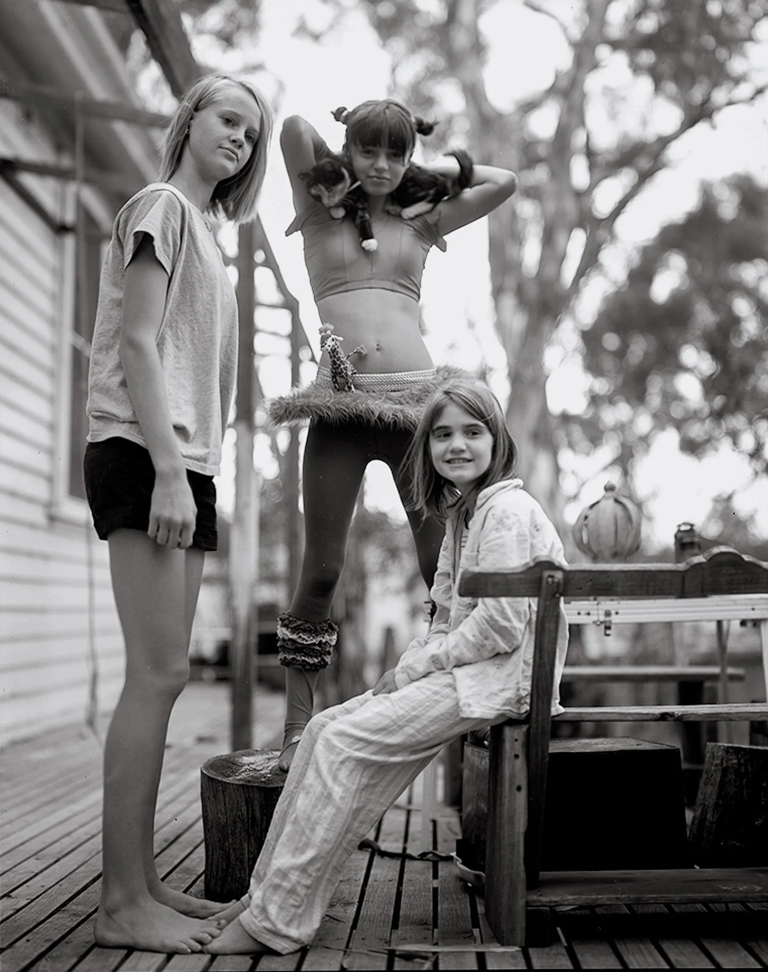 Greens Rd Saturday Morning, silver gelatin print, 20x24 inches, 2009