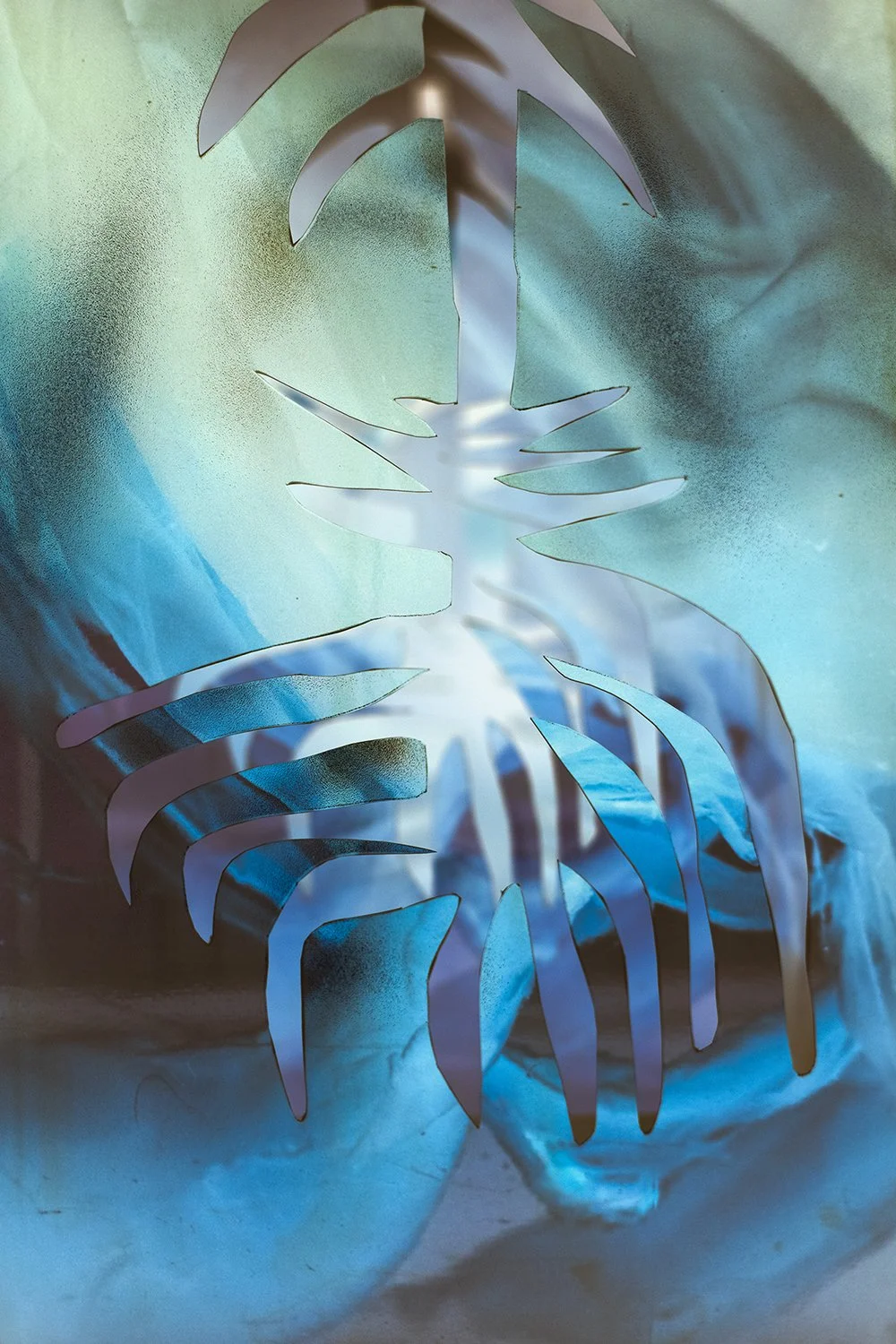Bluegreen Kombucha, Inkjet print, 15x23 inches, 2024