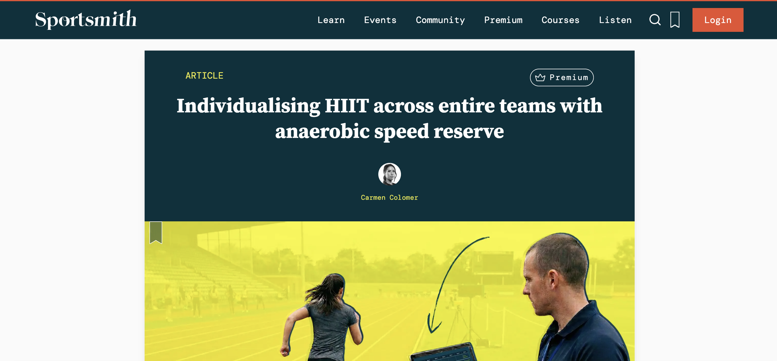 Article - Using ASR to prescribe conditioning across entire teams