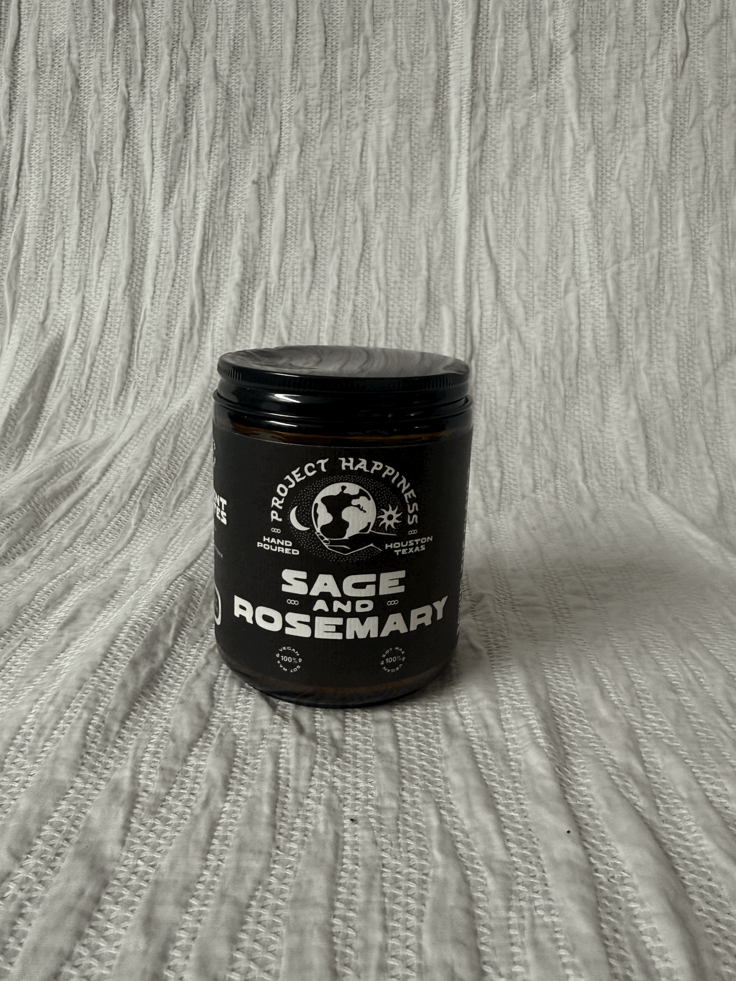 Project Happiness Sage and Rosemary Candle