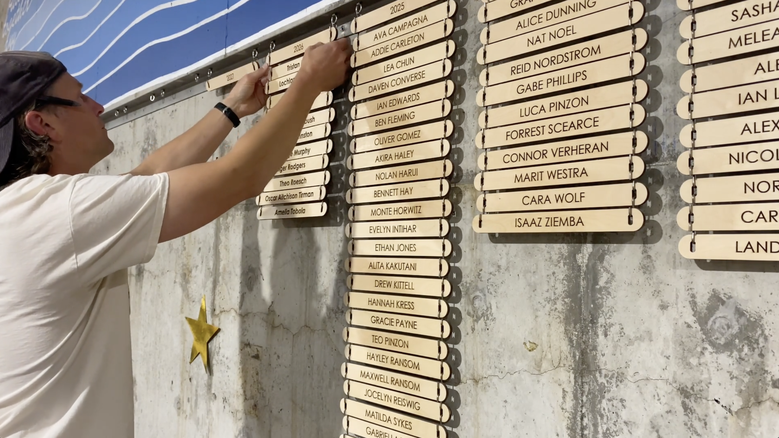 Keeping the legacy alive: graduating rower installation