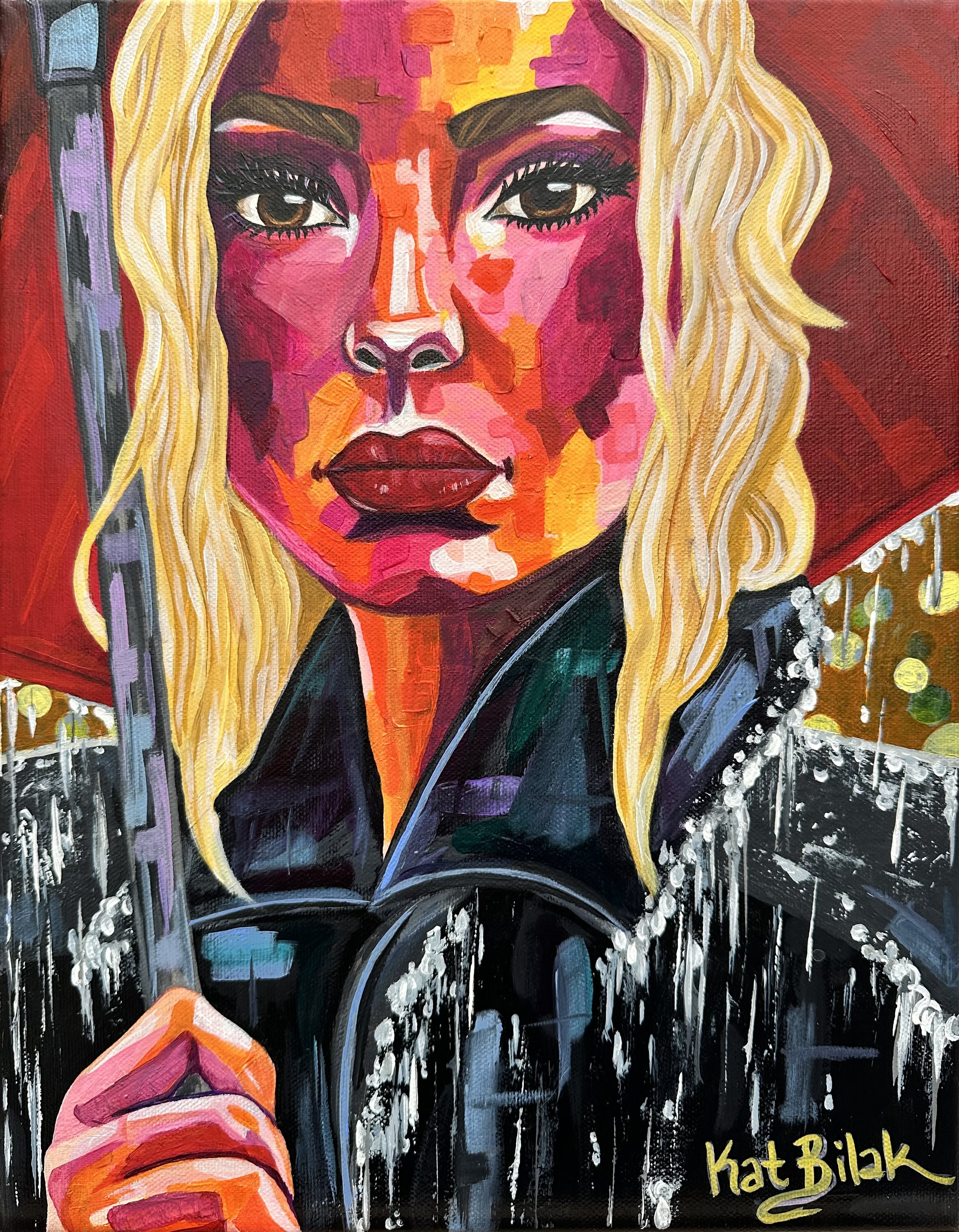 “Raining Dark Desire” - 11x 14”