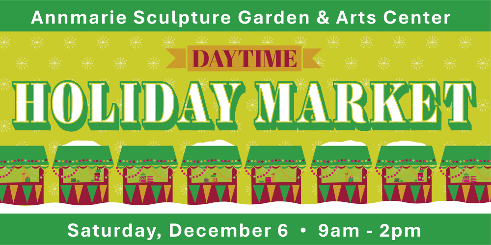 Daytime Holiday Market Annmarie Sculpture Garden
