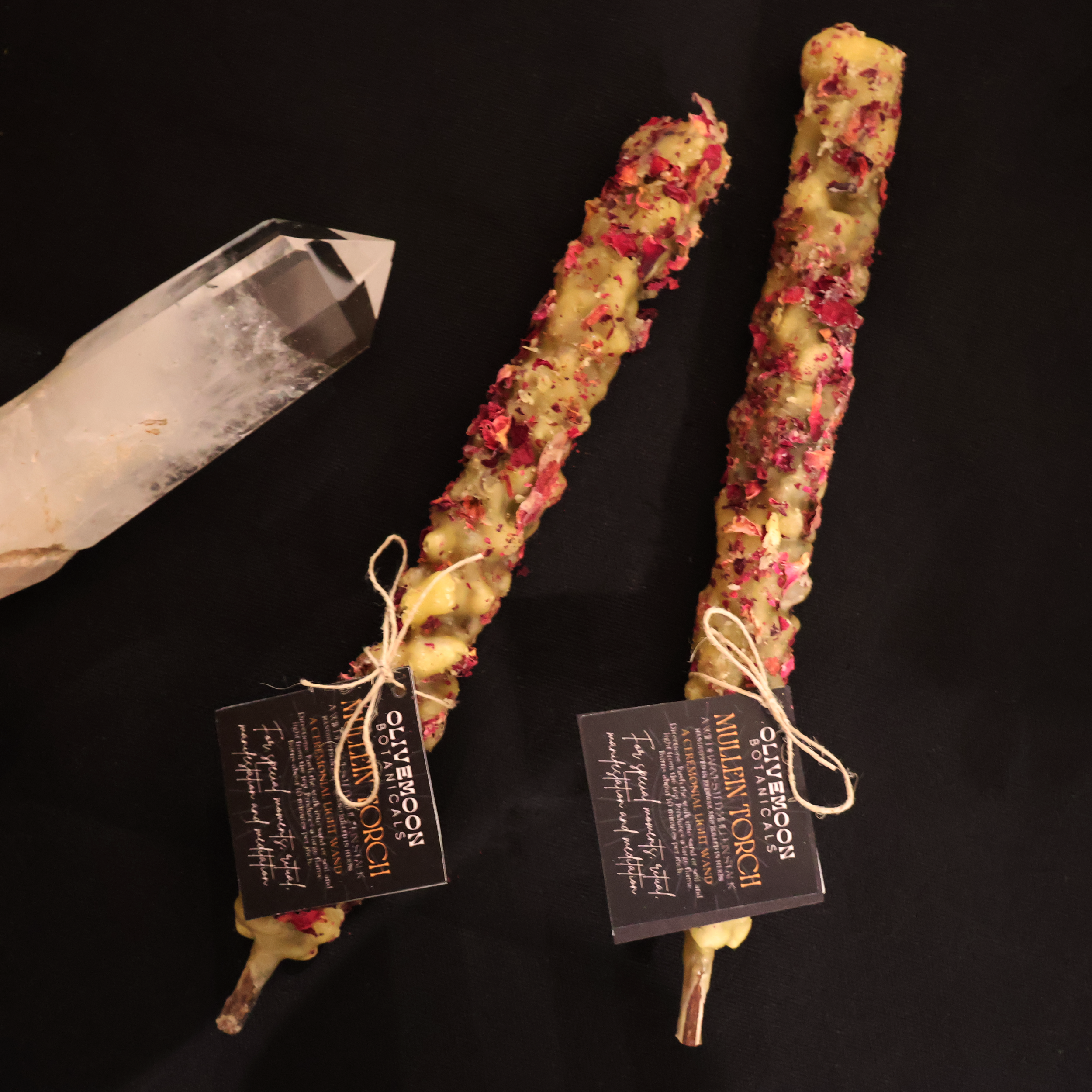 Rose Mullein Torch - Ritual Candle