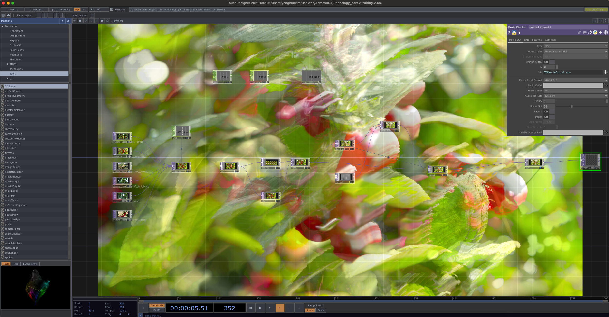 Process of Making Fruiting Part