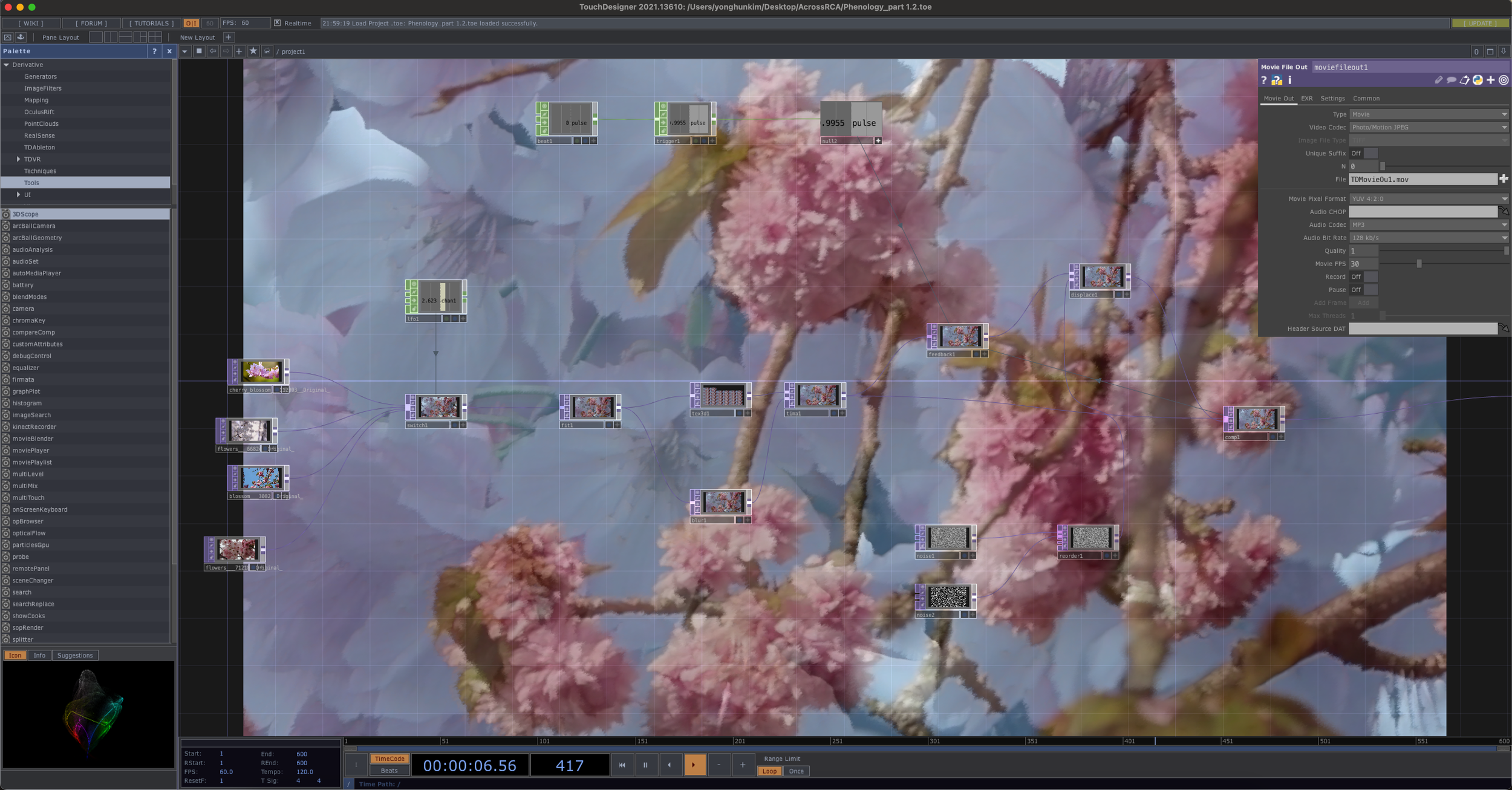Process of Making Flowering Part