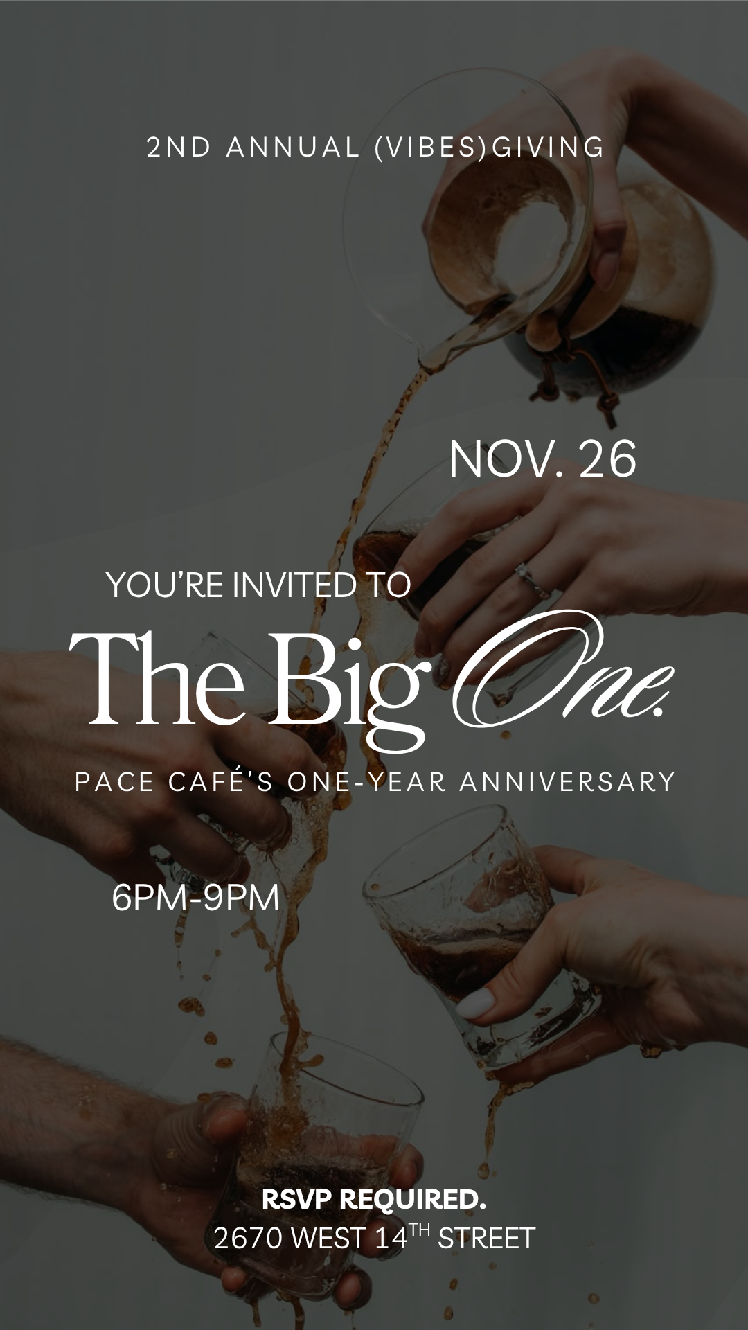 Pace Café's One Year Anniversary Party