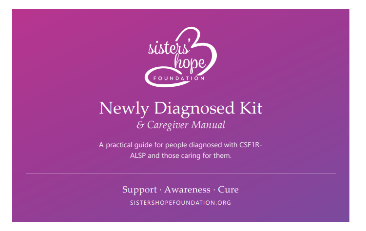 Newly Diagnosed Kit & Caregiver Manual