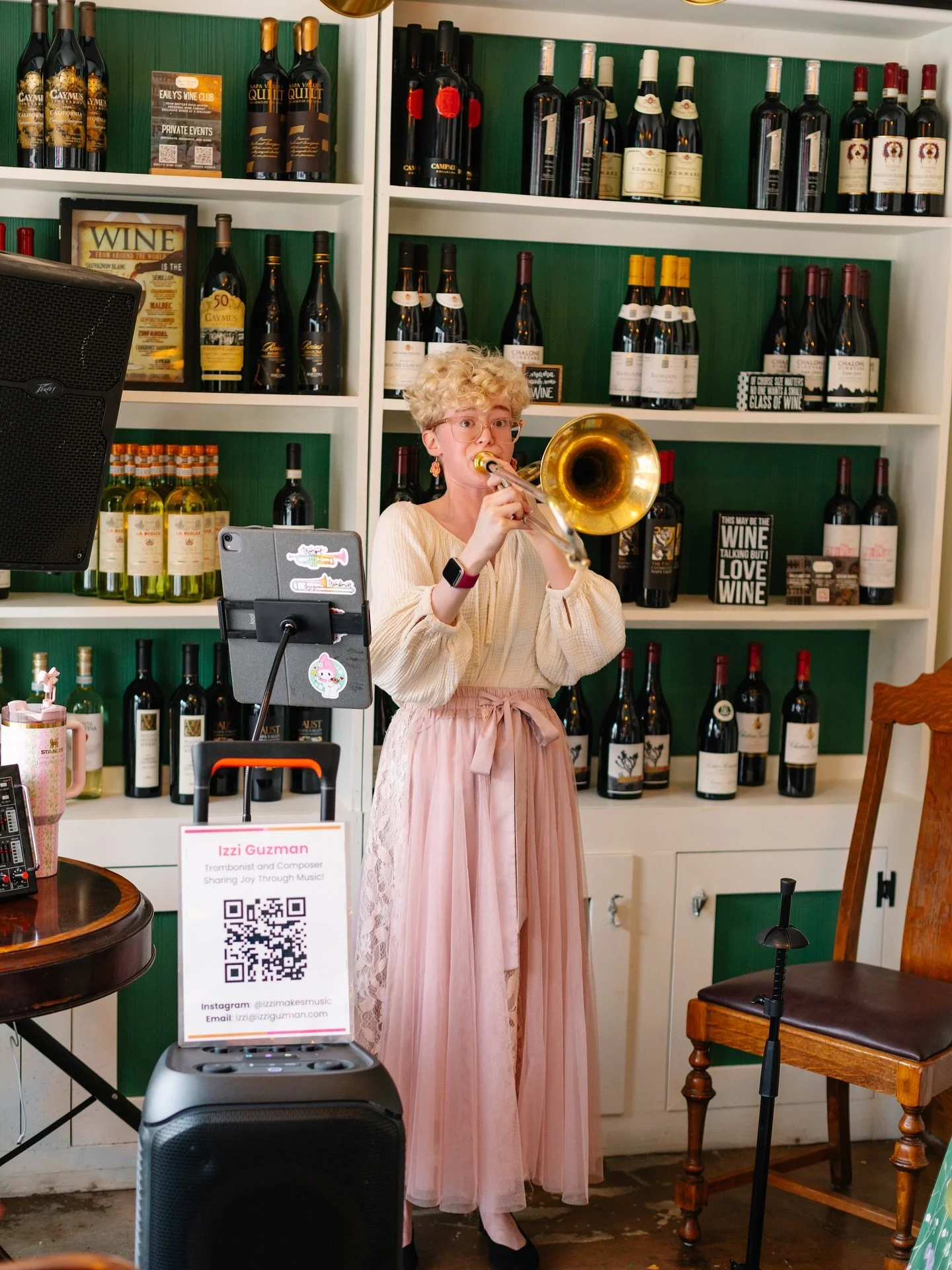 I&rsquo;m thrilled to share I am now the resident musician for @wildbloompoetry , hosted by @bloombystella ! Stella puts together a beautiful poetry open mic event every month, and I&rsquo;m honored to be a part of it. I  have so much fun playing an 