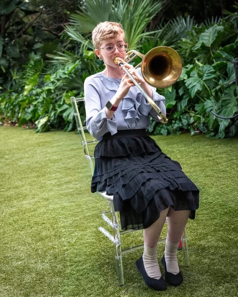 From a gig last month at the @nortonmuseumofart &mdash; this was such a fun time with @michaelgasparimusic !

📸 @lorinduckman