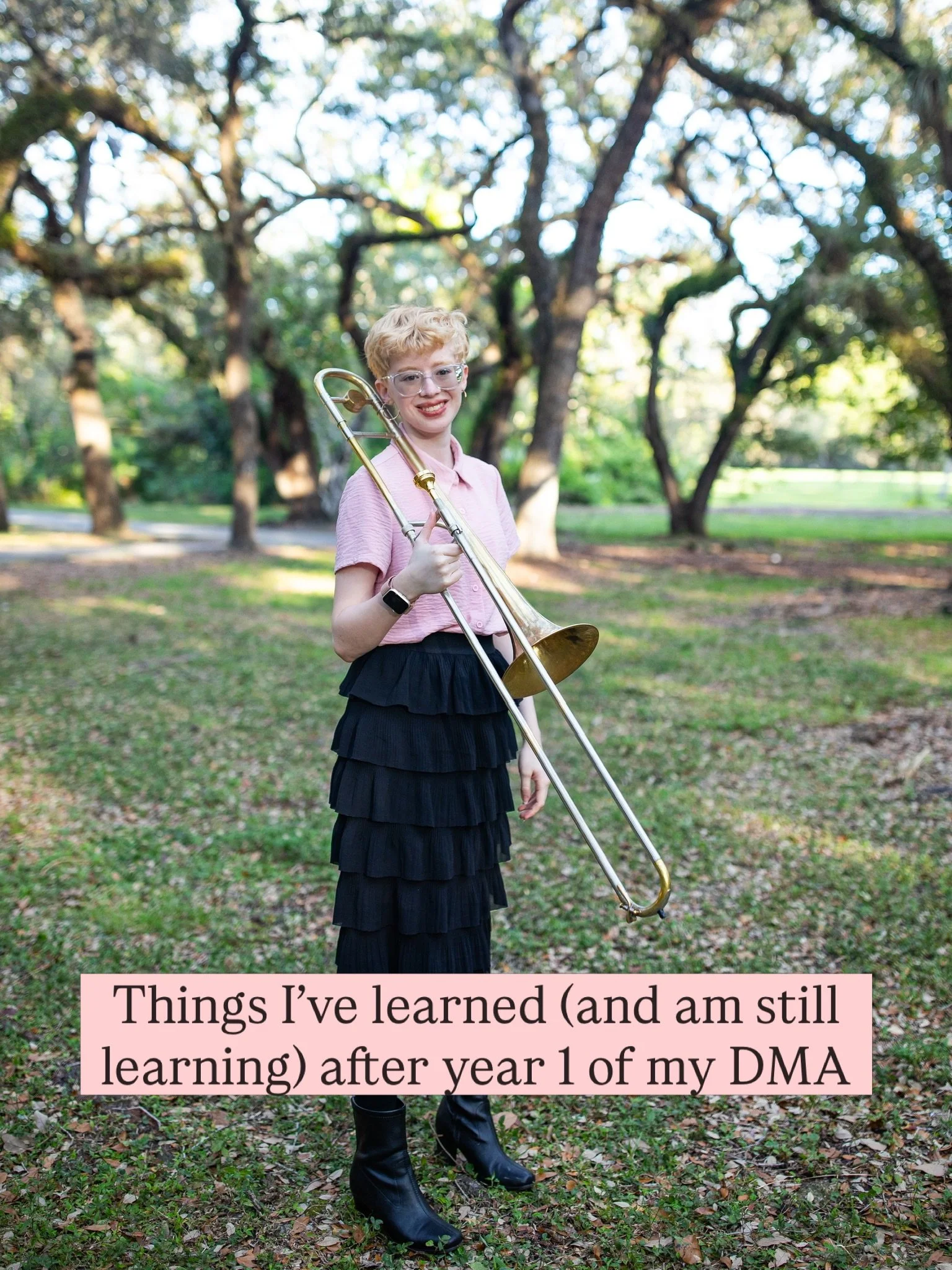 I just finished the first year of my DMA at @frostschoolum , and I&rsquo;ve discovered so much about myself as a musician and as a human being. I&rsquo;ve had a busy year, but I&rsquo;ve also intentionally created moments where I can be still for a m