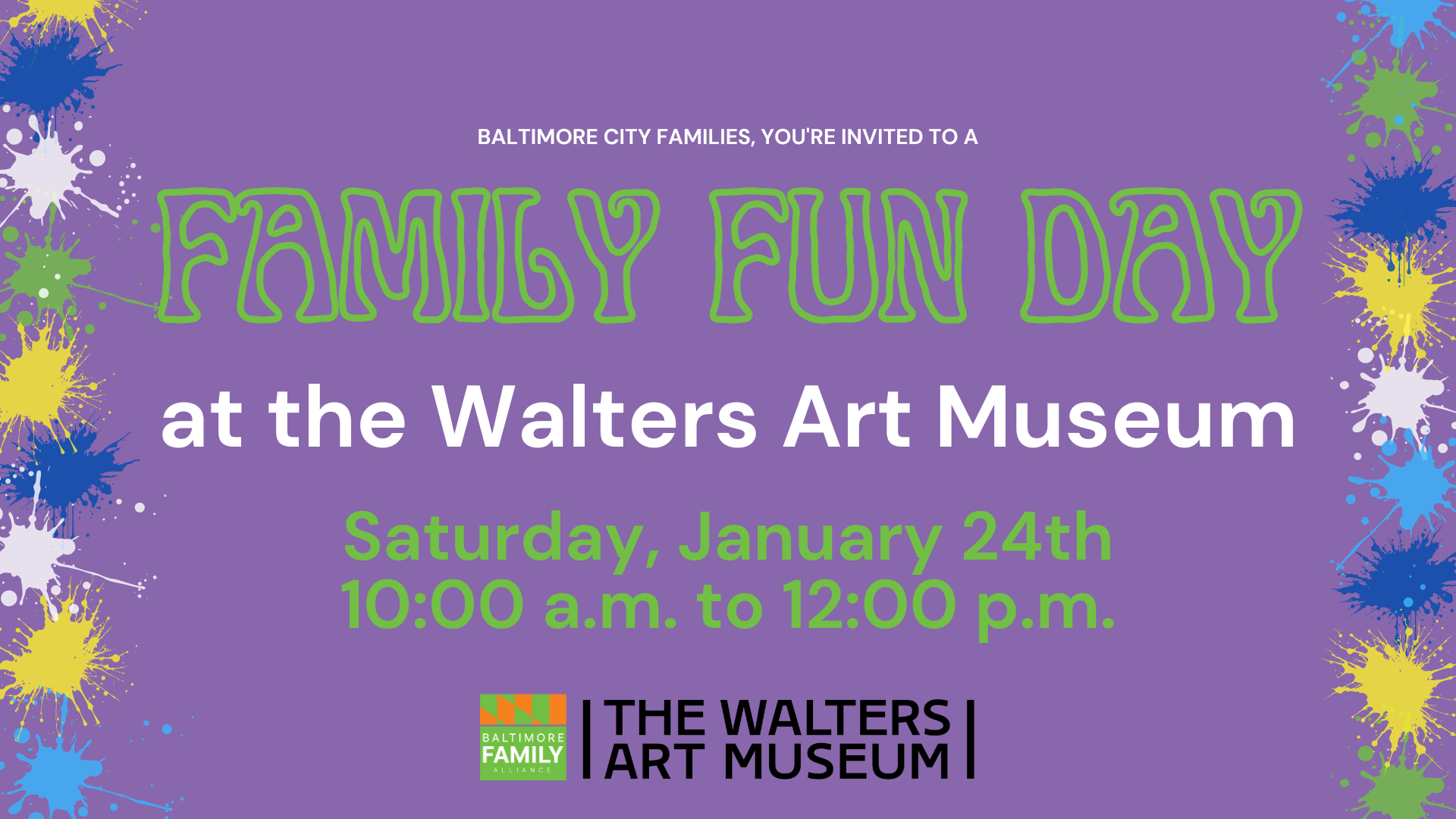 Family Fun Day at the Walters