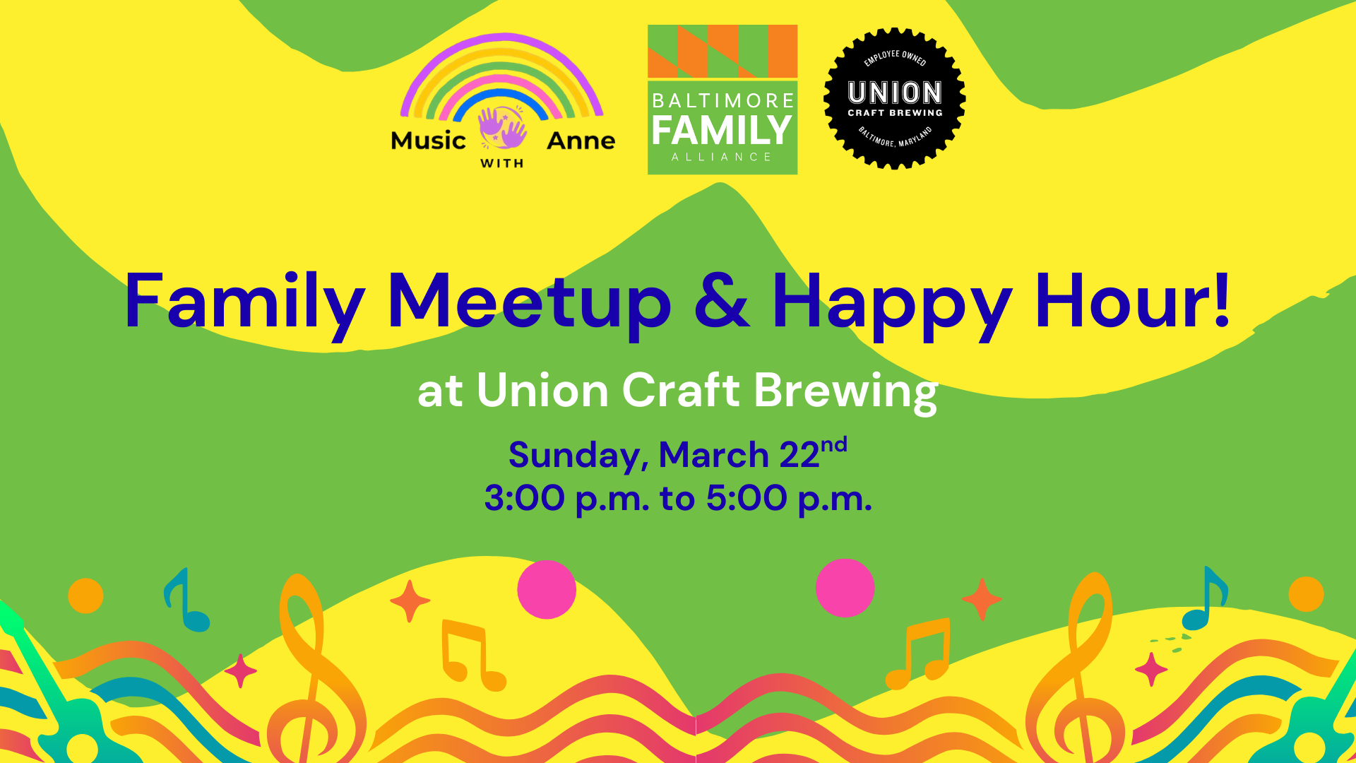 Family Meetup and Happy Hour at Union Craft Brewing
