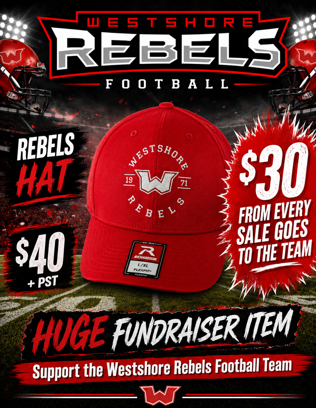 Westshore Rebels Hat - RB