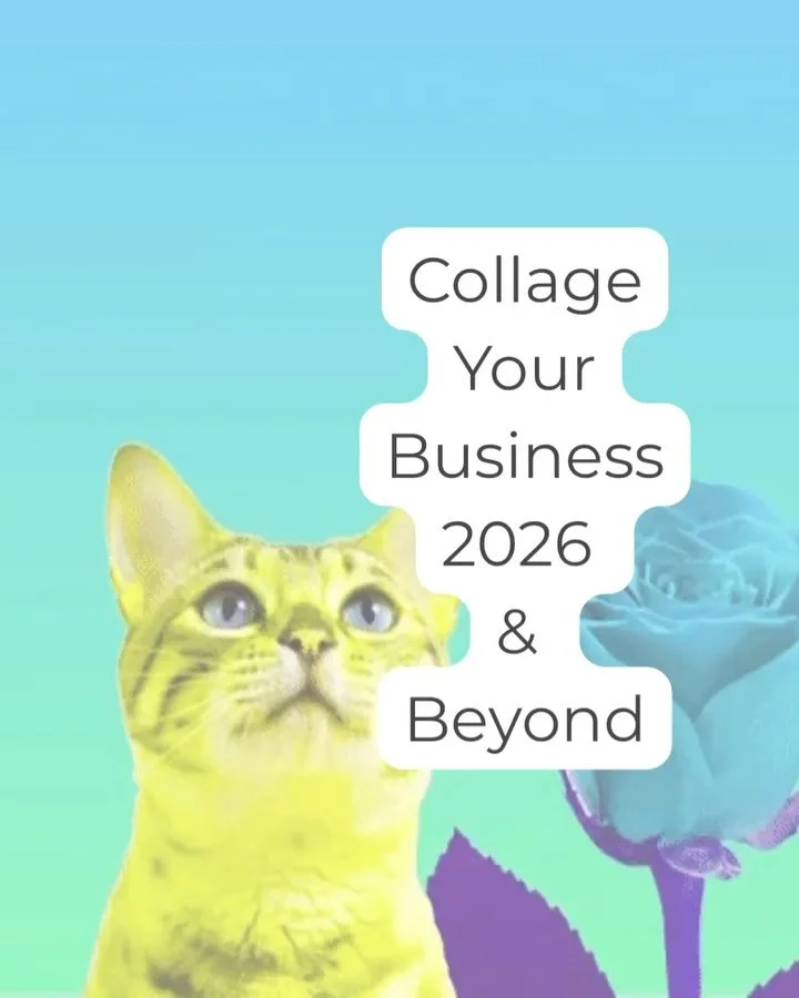 Let&rsquo;s collage our business for 2026 and beyond.

Let&rsquo;s allow room for creativity to be a guide.
Let&rsquo;s envision.
Let&rsquo;s plant the seeds.

And let&rsquo;s do it together 💕.

LINK IN BIO.