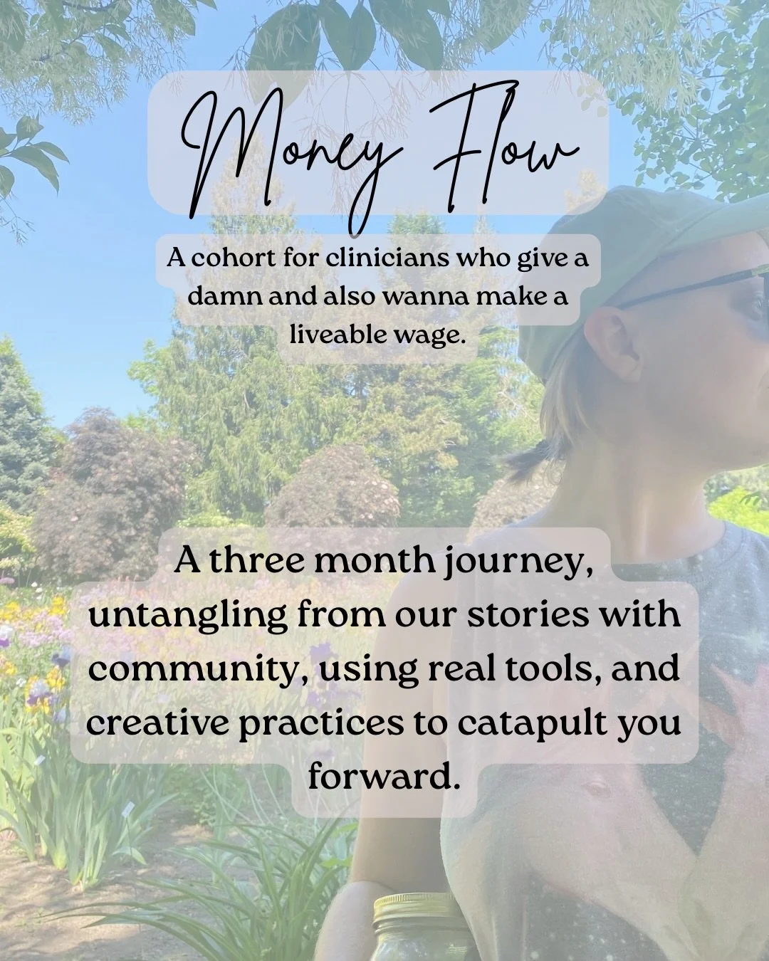 ✨ it&rsquo;s hard to be present when you&rsquo;re burnt out. 

✨ money is part of being a healer, running a business, &amp; impacts our health &amp; energy. 

✨ untangling will change &amp; inspire you. 

If you&rsquo;re desiring your relationship to