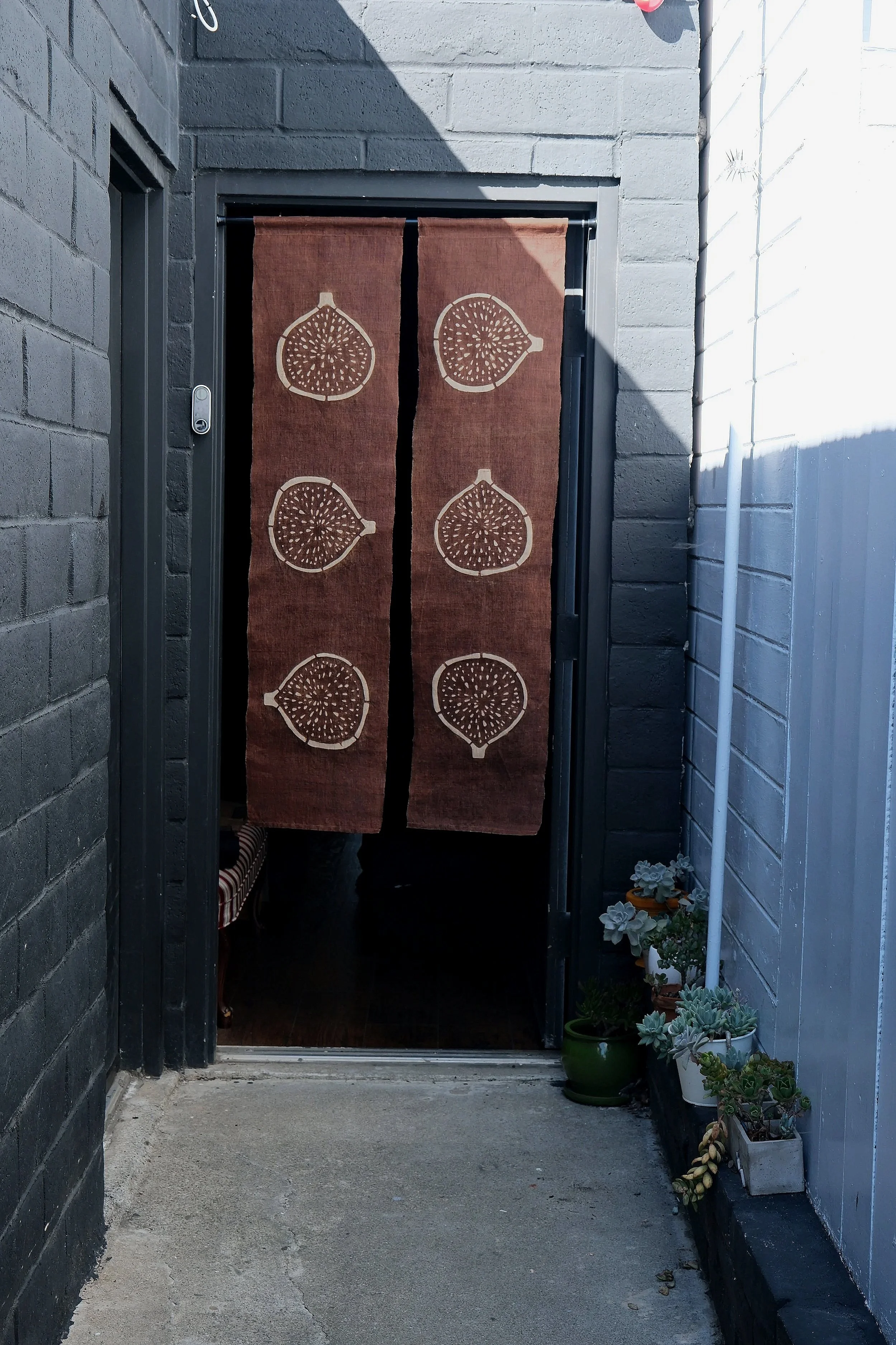 Fig Katazome Noren Curtain