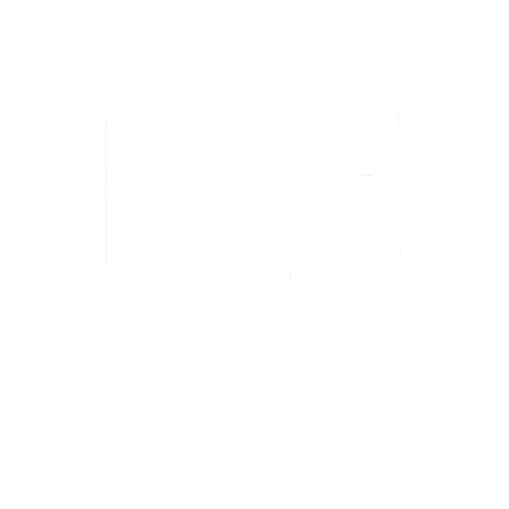 A black folder icon with a white shield and check mark overlay, representing security or verification.