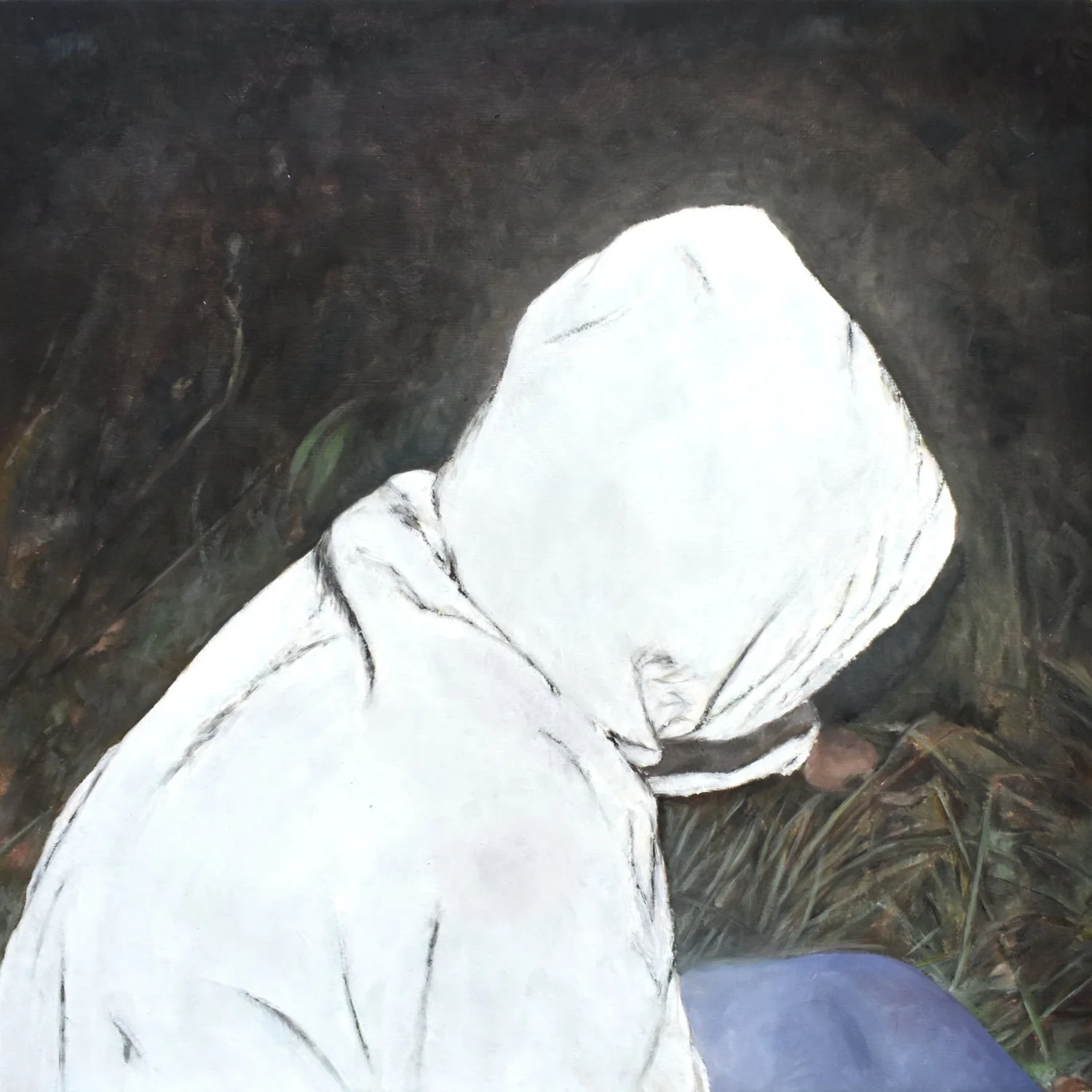 ego sum nihil, Öl auf Holz, 40 x 40 cm, 2026, 1000€
