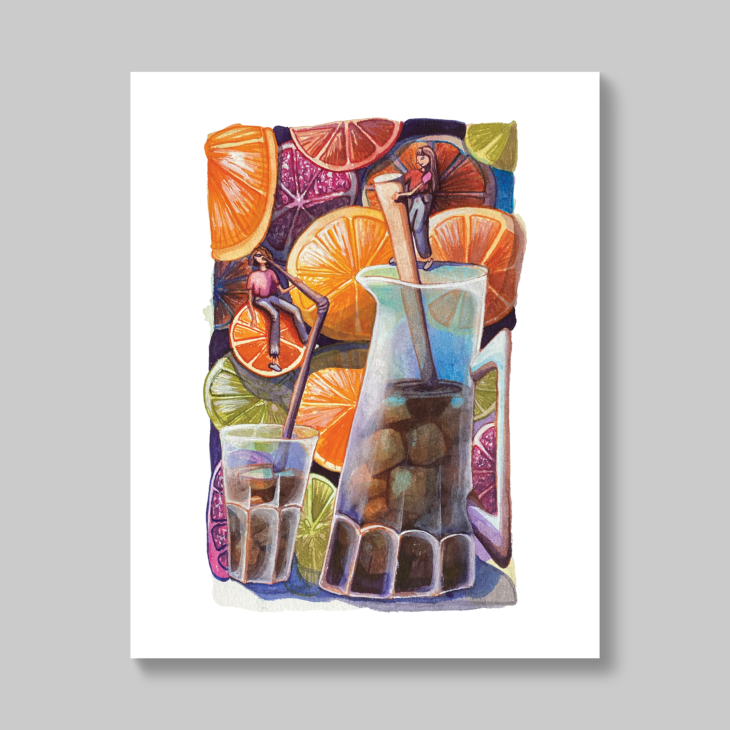 Diet Painting Print
