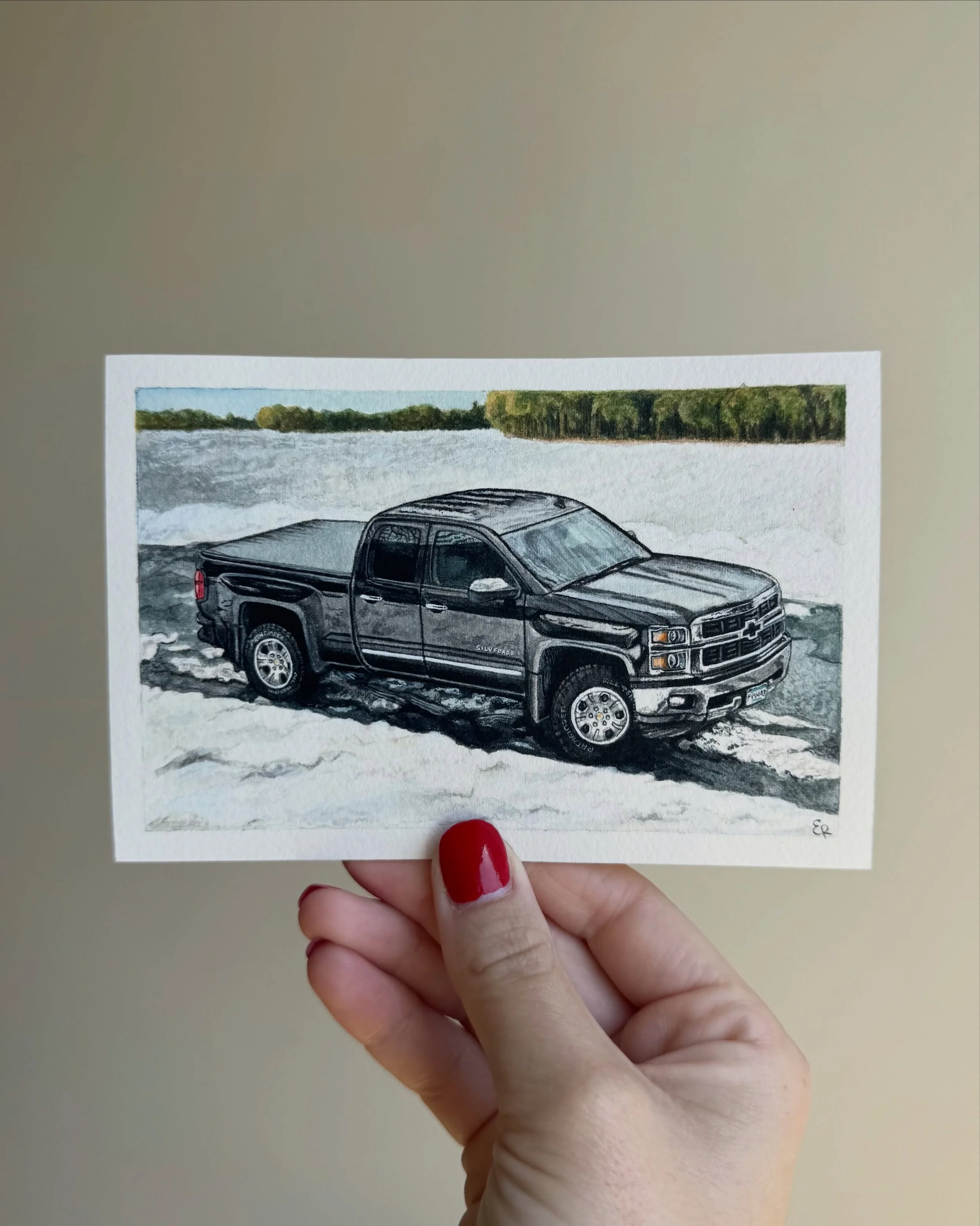 A Truckman&rsquo;s Truck 🛞

6x4&rdquo; watercolor 

#watercolor #truck #artist