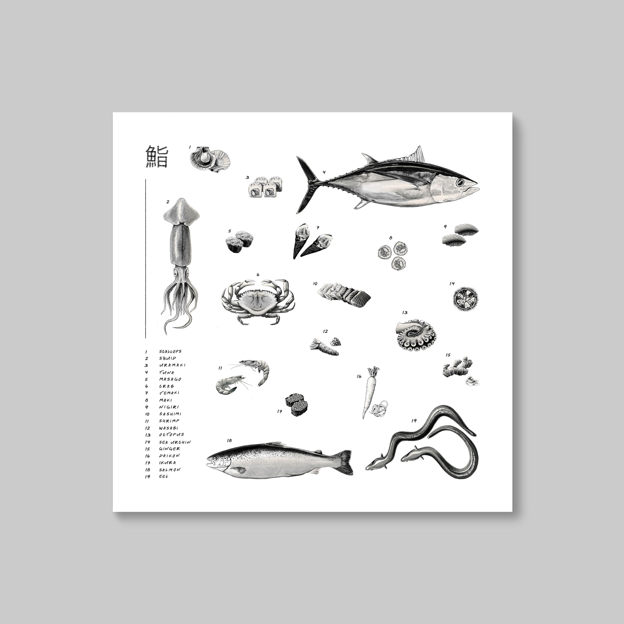 Sushi Print