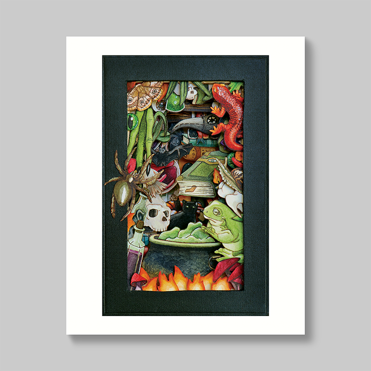 Witchy Things Tunnel Book Print