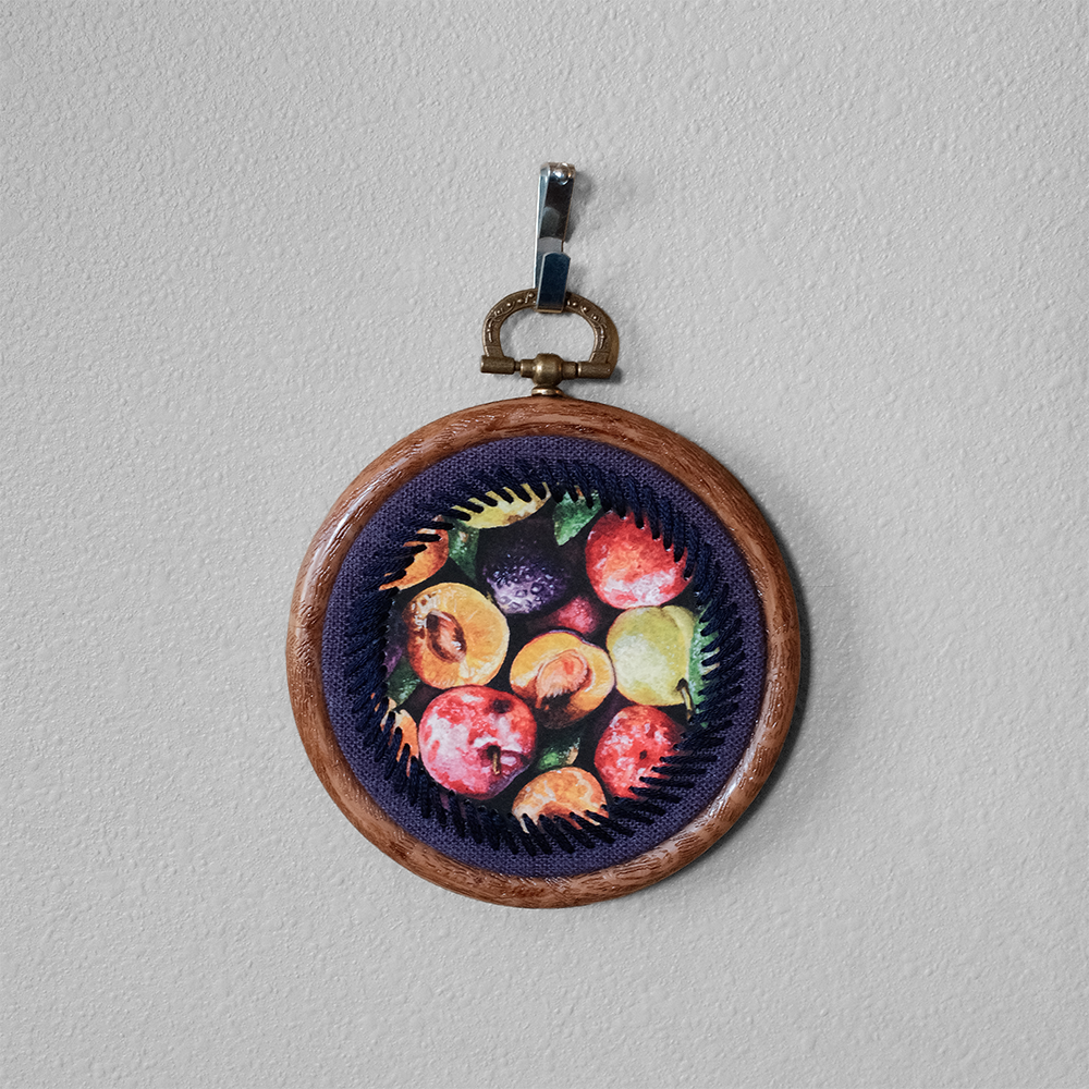 Plum Ornament