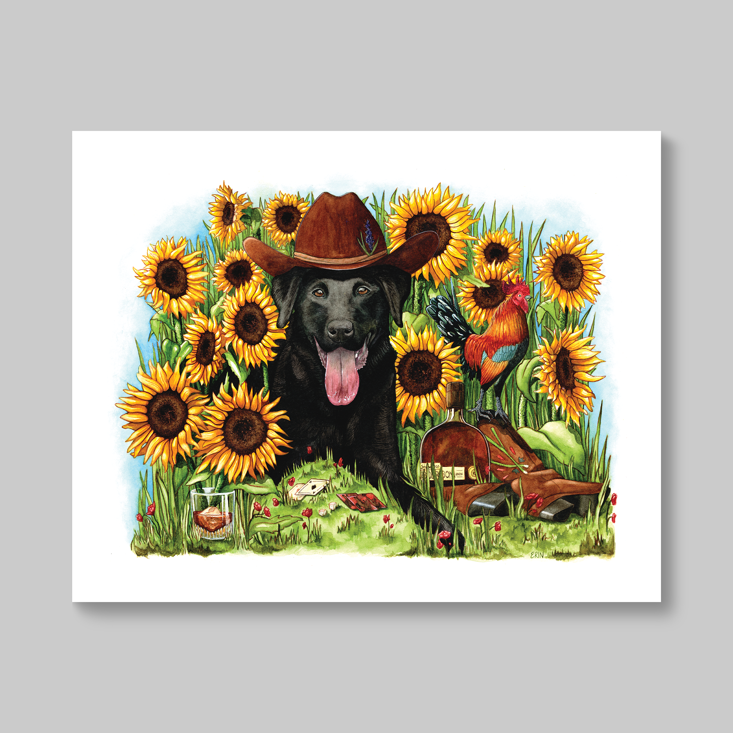 Cowboy Summer Print