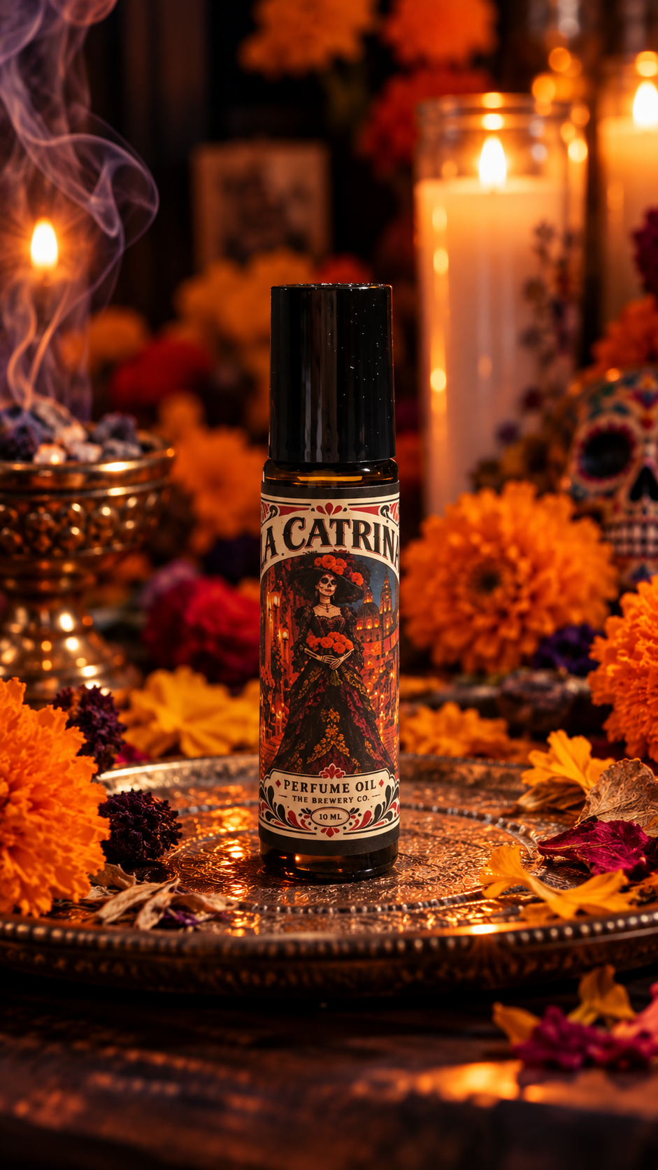 La Catrina — Dark Floral Perfume Oil