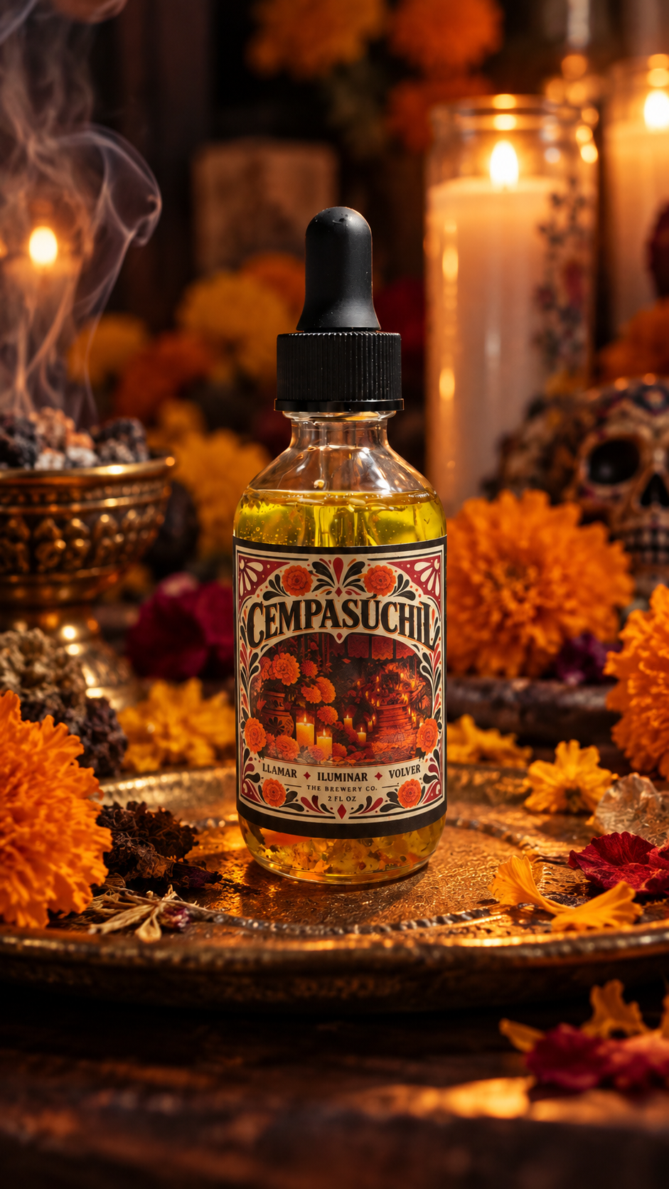 Cempasúchil — Guidance & Spiritual Pathways Ritual Oil