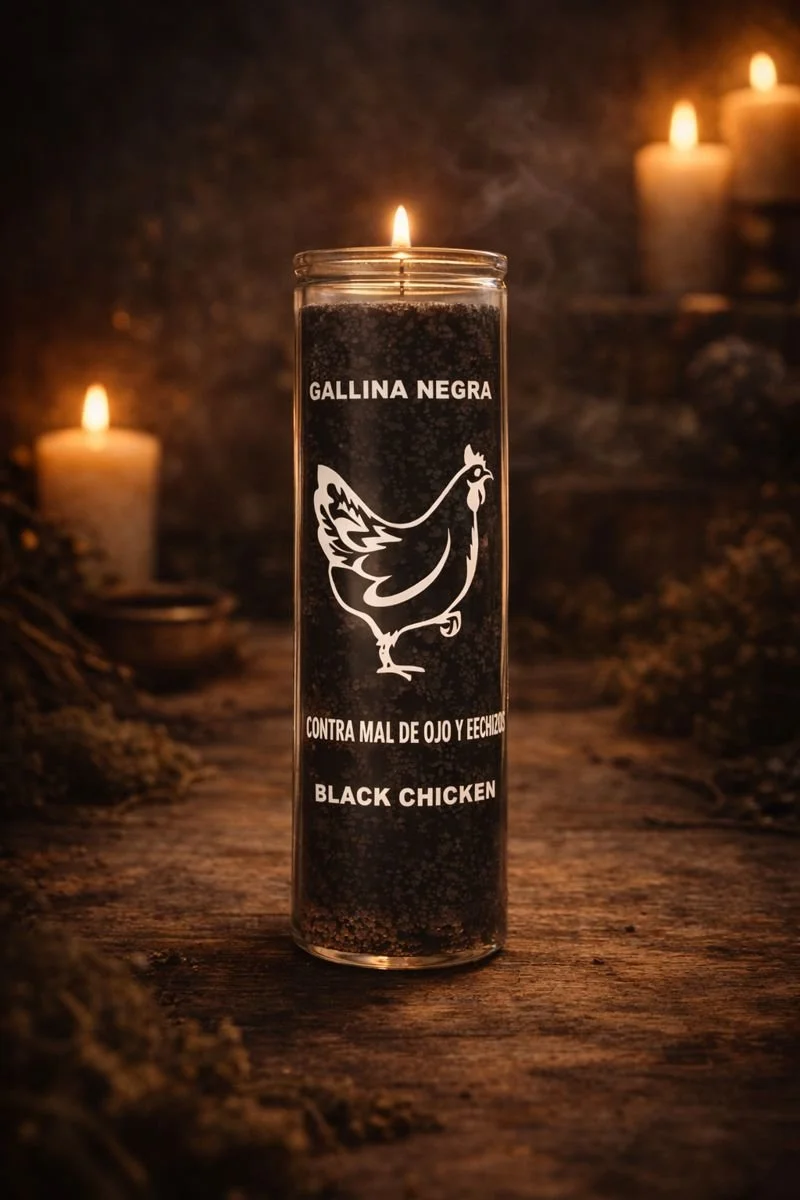 Black Chicken (Gallina Negra) Candle Working